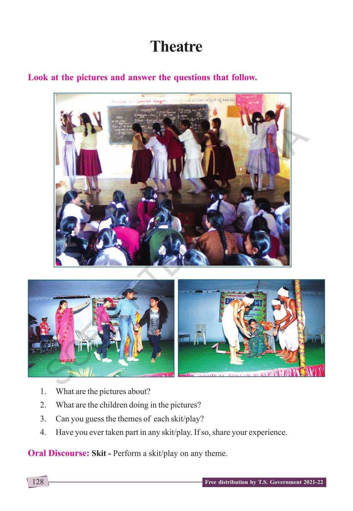 TS SCERT Class 9 English (English Medium) Text Book - Page 138