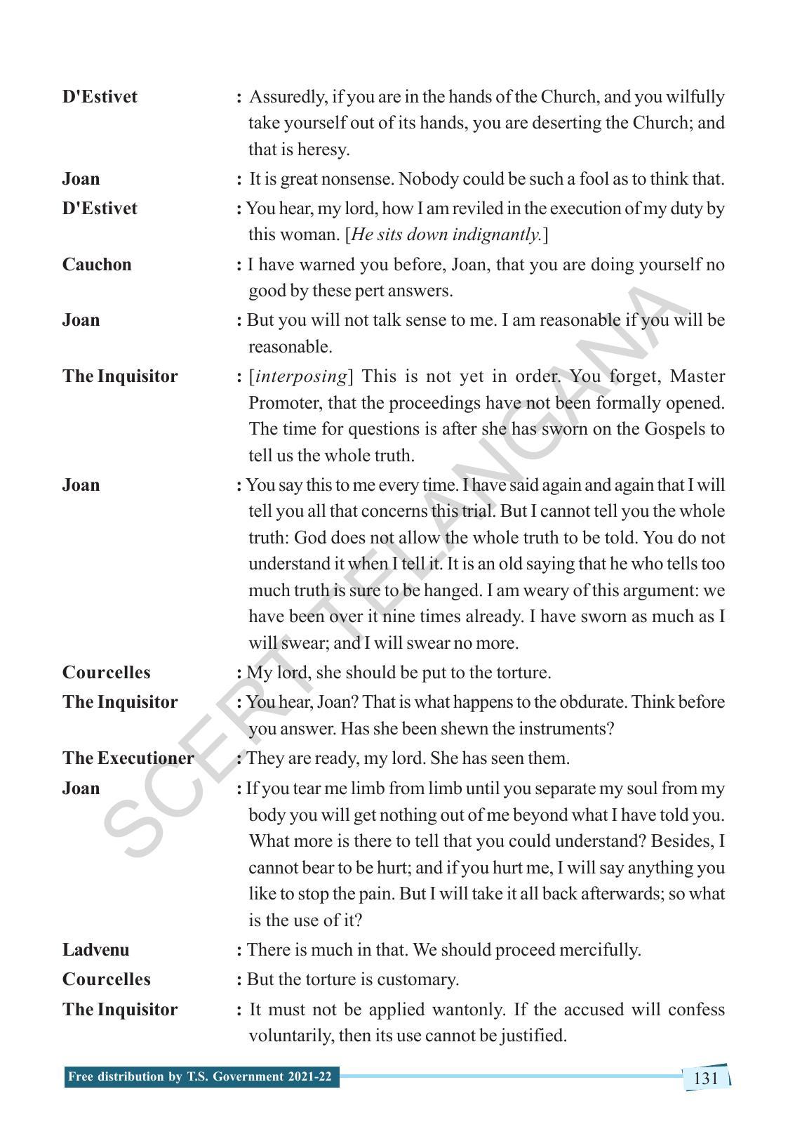 TS SCERT Class 9 English (English Medium) Text Book - Page 141