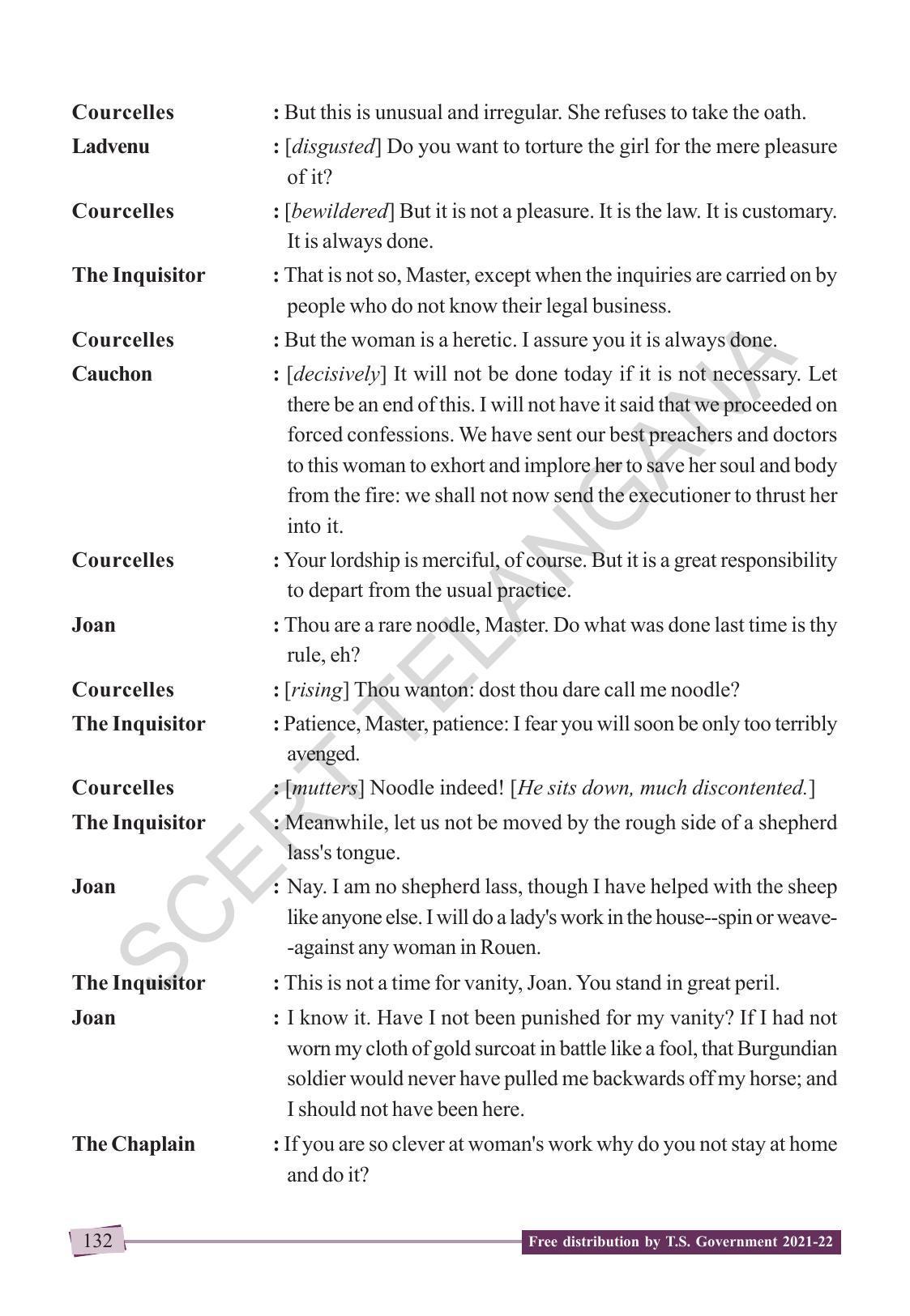 TS SCERT Class 9 English (English Medium) Text Book - Page 142