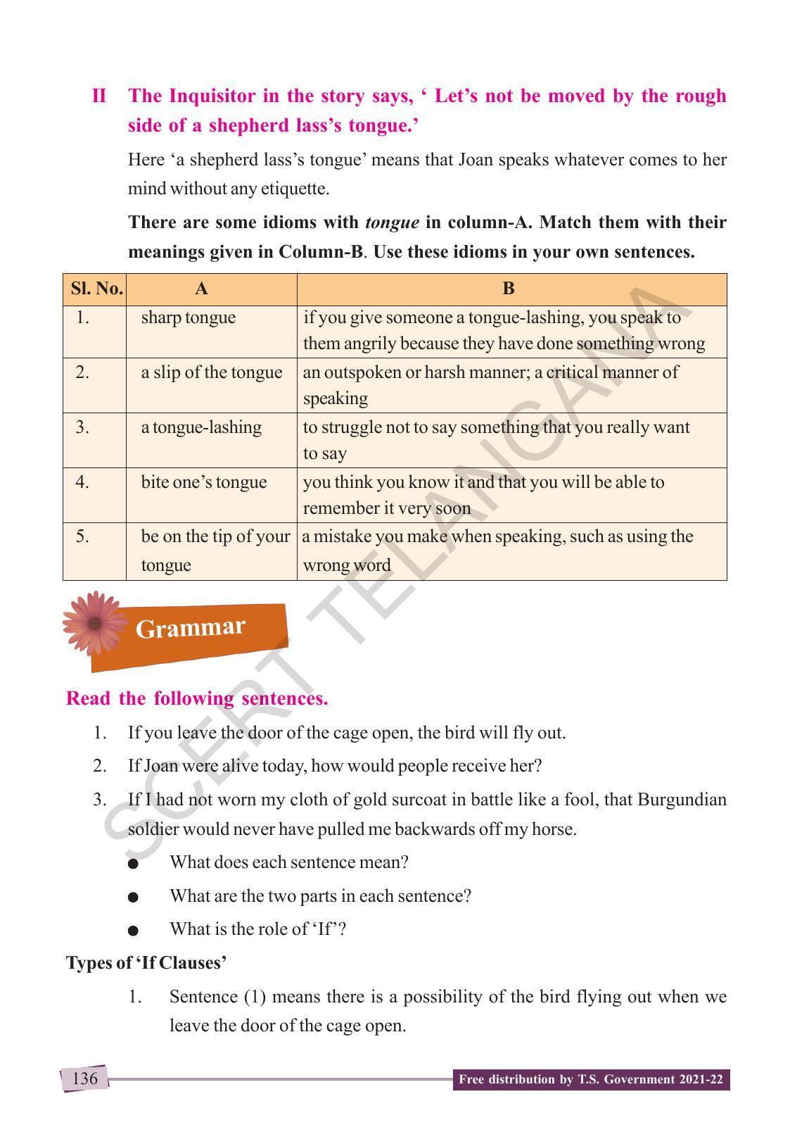 TS SCERT Class 9 English (English Medium) Text Book - Page 146