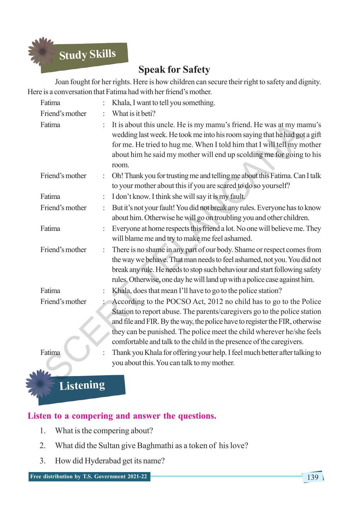 TS SCERT Class 9 English (English Medium) Text Book - Page 149