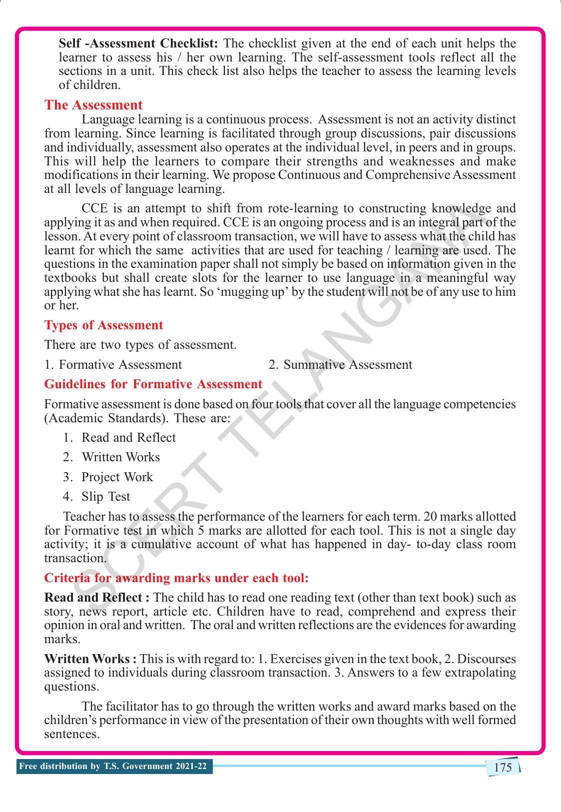 TS SCERT Class 9 English (English Medium) Text Book - Page 185