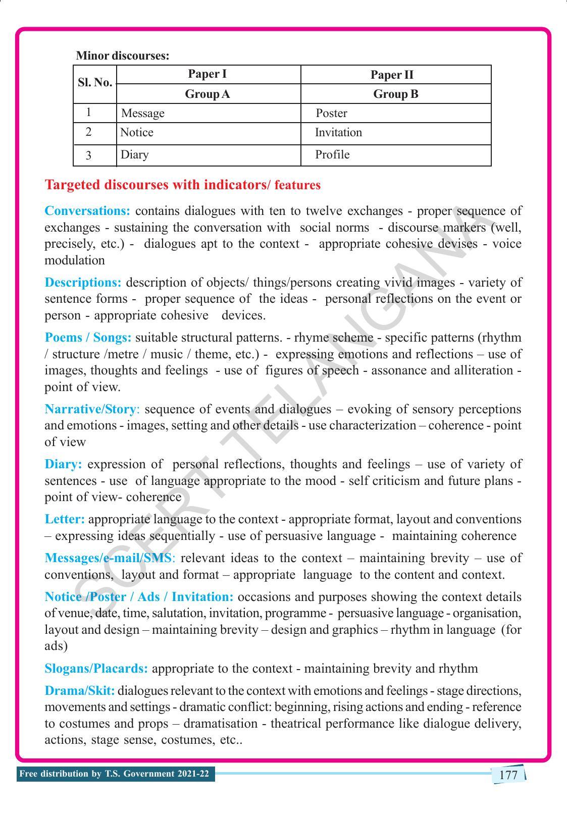 TS SCERT Class 9 English (English Medium) Text Book - Page 187