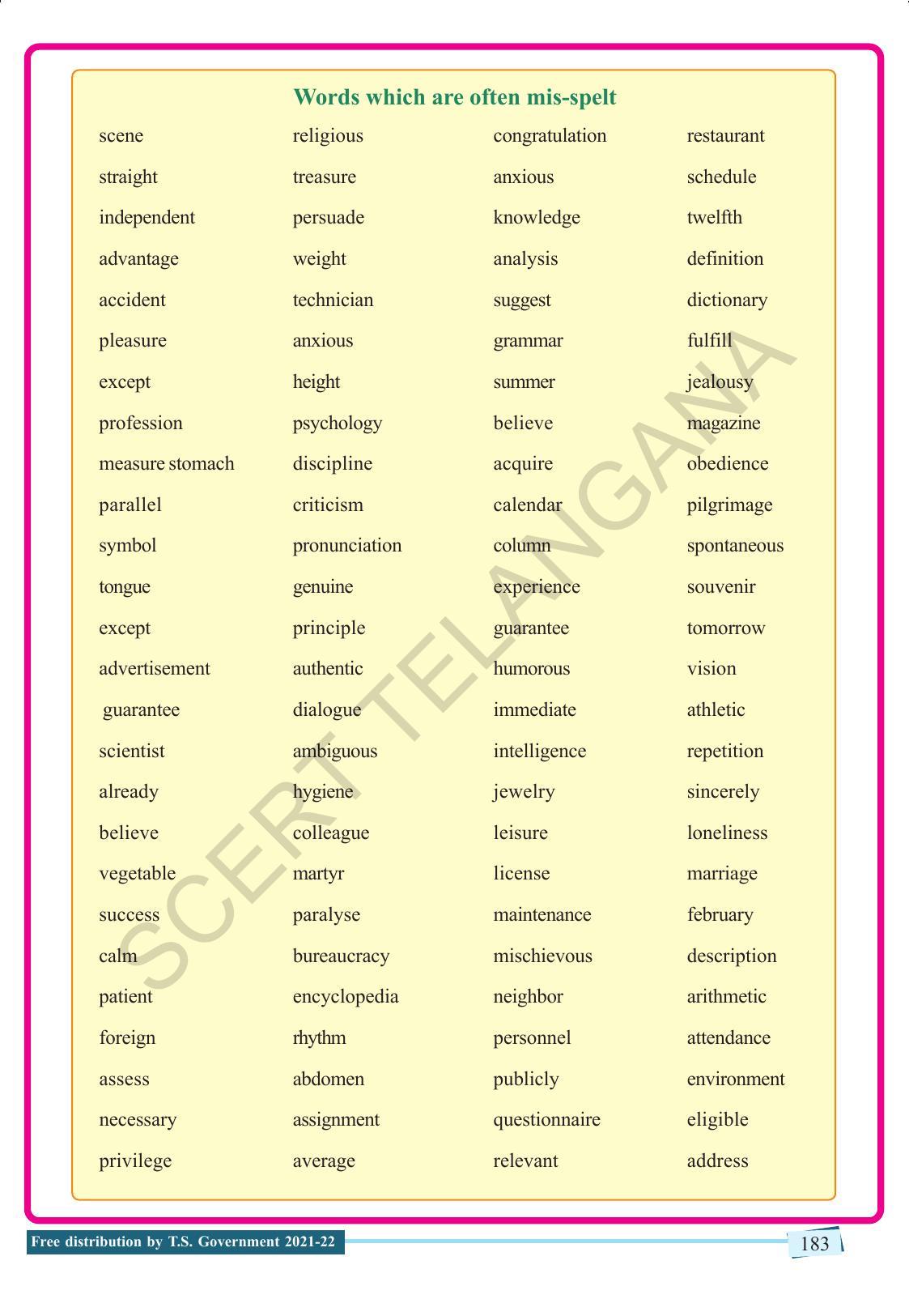 TS SCERT Class 9 English (English Medium) Text Book - Page 193