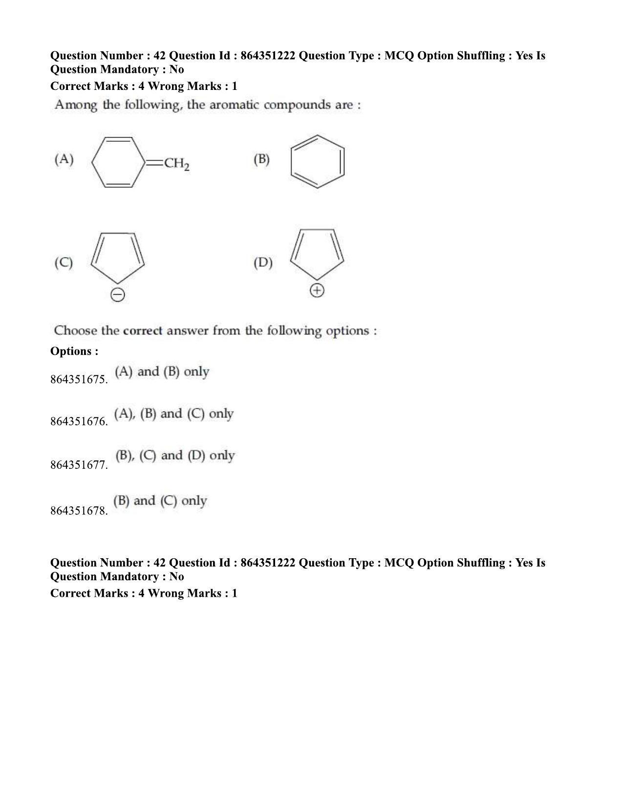 JEE Mains 2021: BTech EK (Shift 1) 16-03-2021 Question Paper - Page 48
