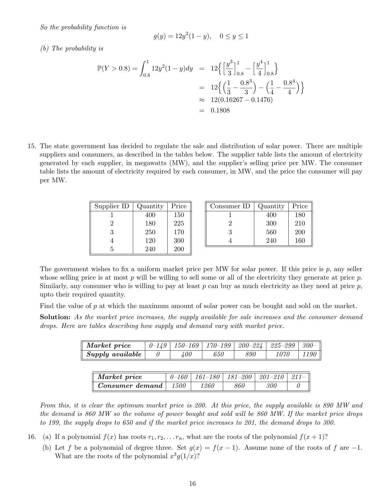 CMI Entrance Exam 2021 Solutions MSc Data Science - Page 16