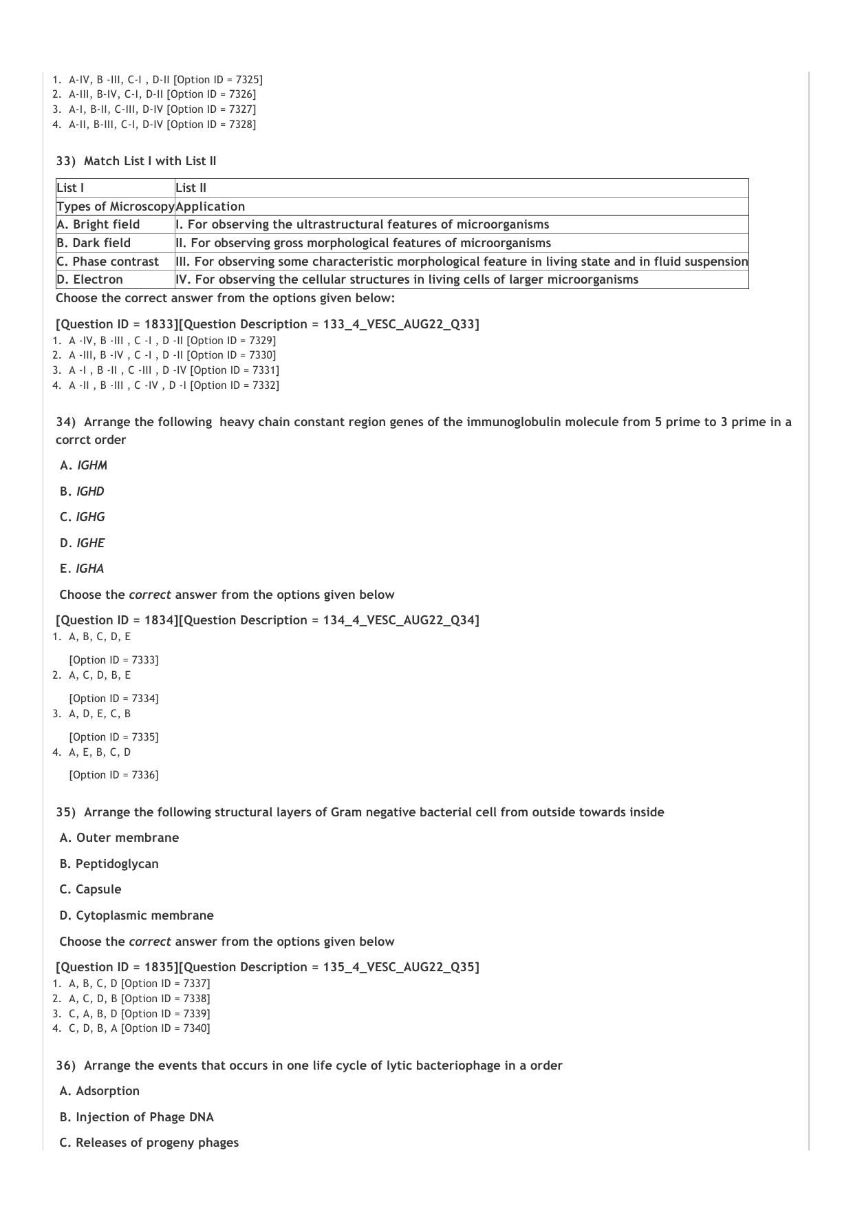 ICAR AIEEA PG 2022 VETERINARY SCIENCE Question Paper - Page 7