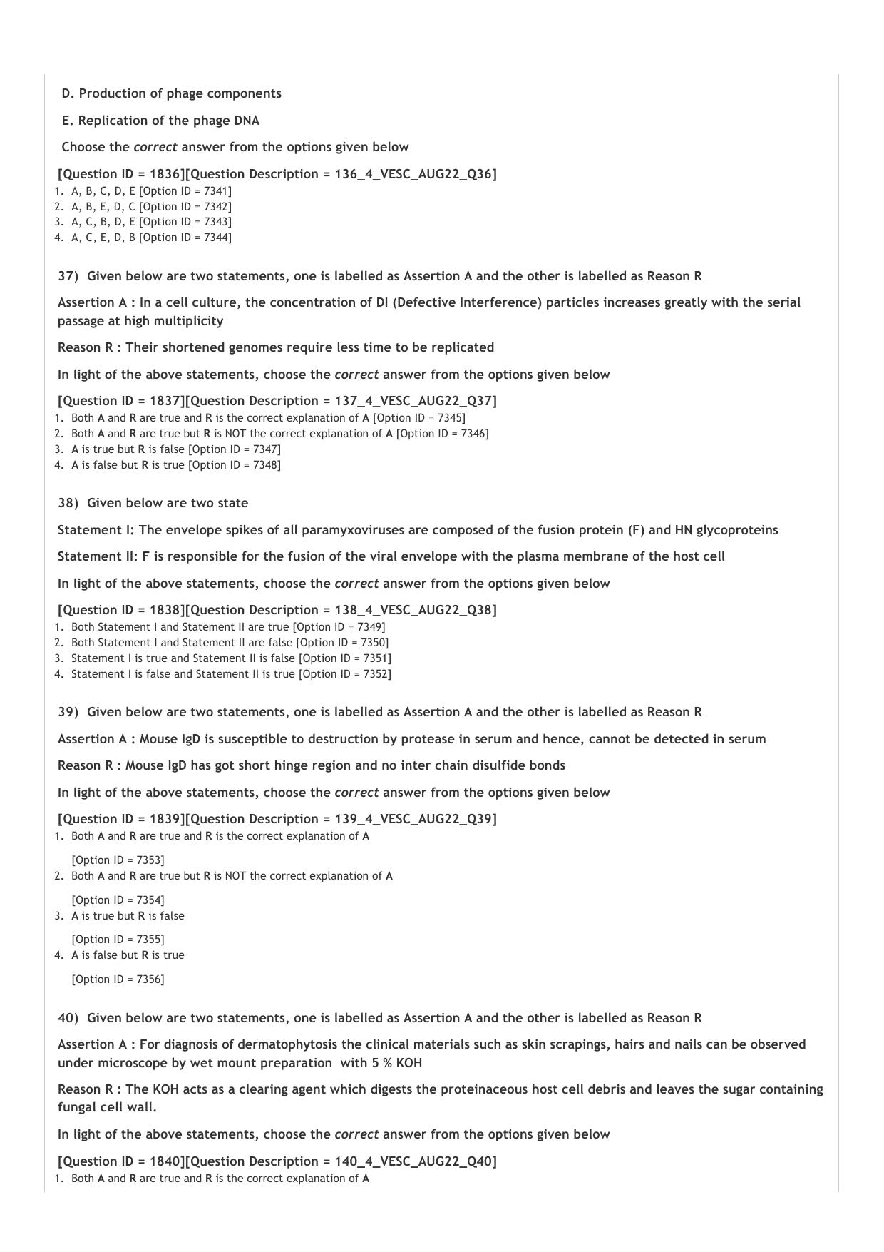 ICAR AIEEA PG 2022 VETERINARY SCIENCE Question Paper - Page 8
