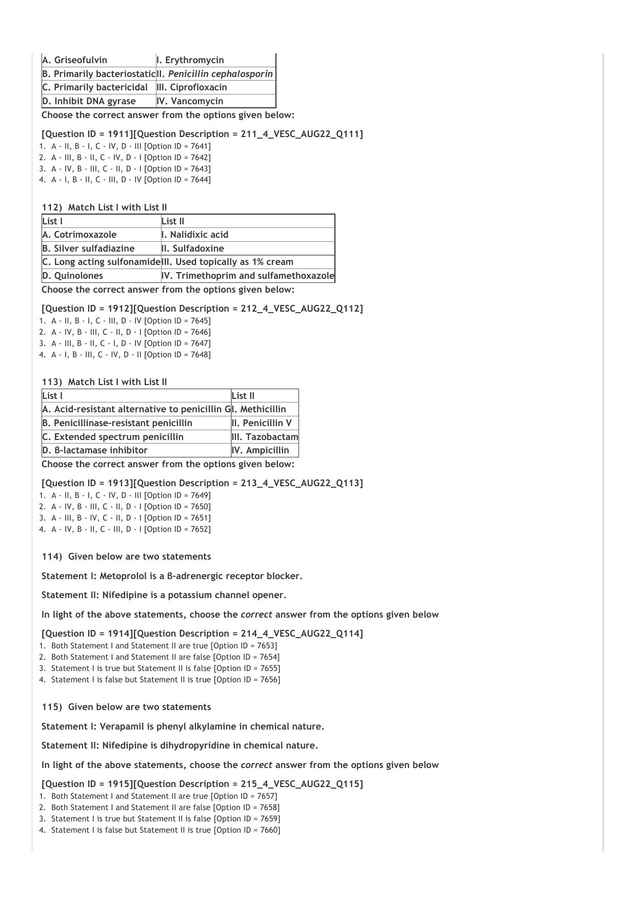 ICAR AIEEA PG 2022 VETERINARY SCIENCE Question Paper - Page 23