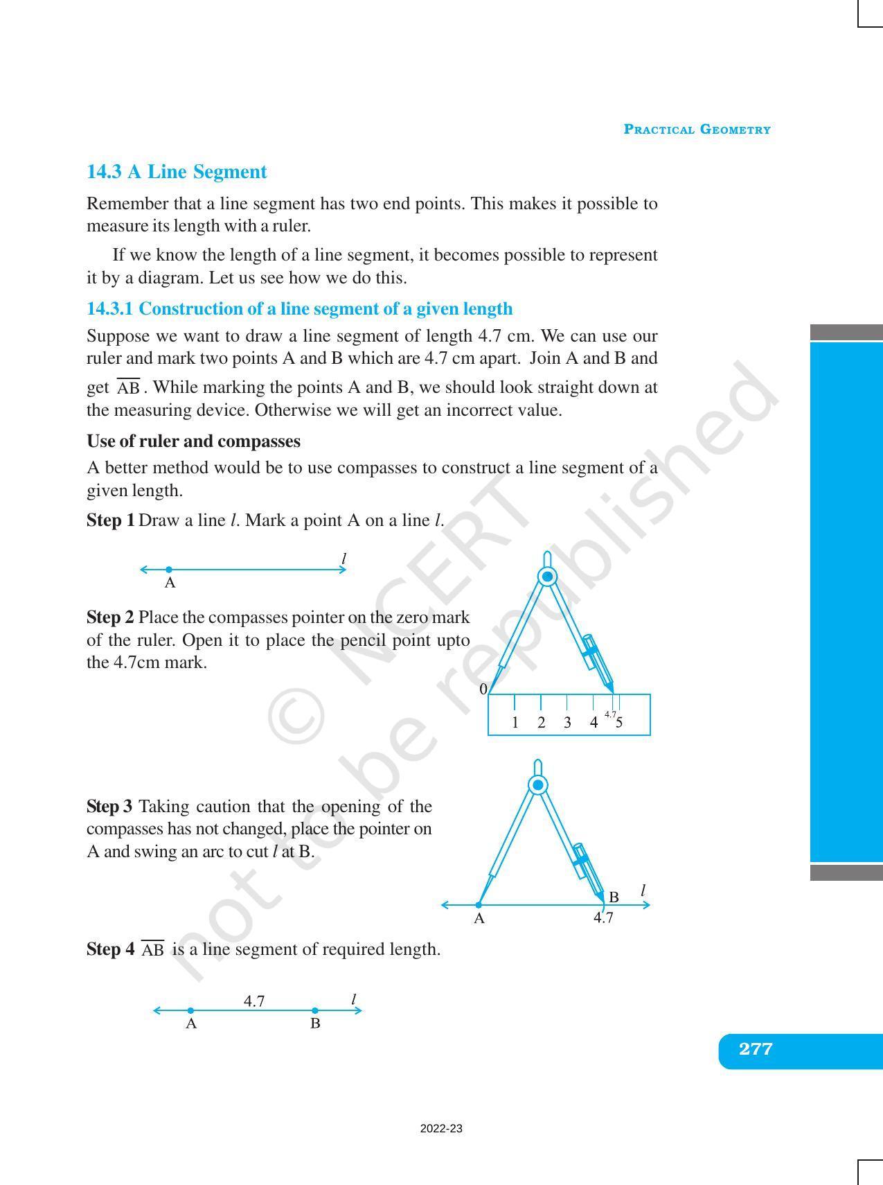 NCERT Book for Class 6 Maths: Chapter 14-Practical Geometry - Page 4