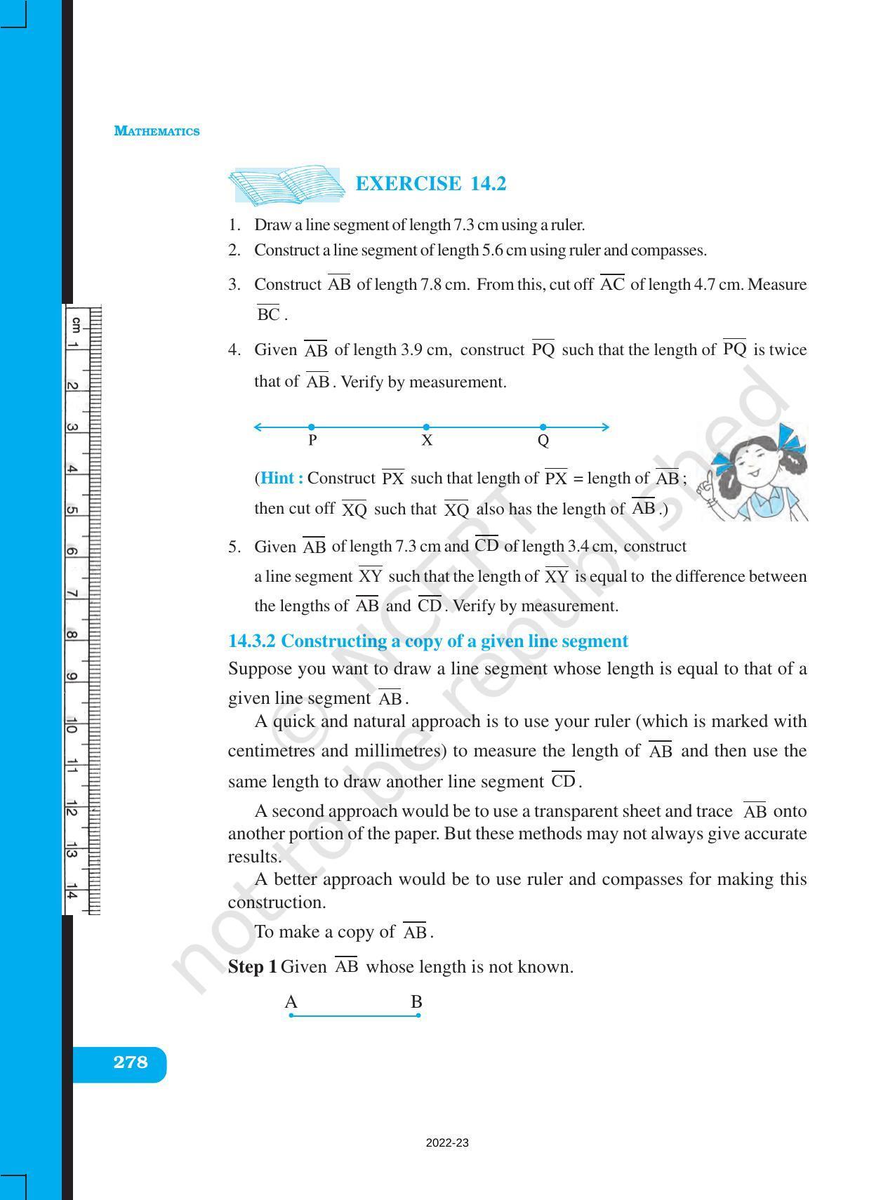 NCERT Book for Class 6 Maths: Chapter 14-Practical Geometry - Page 5