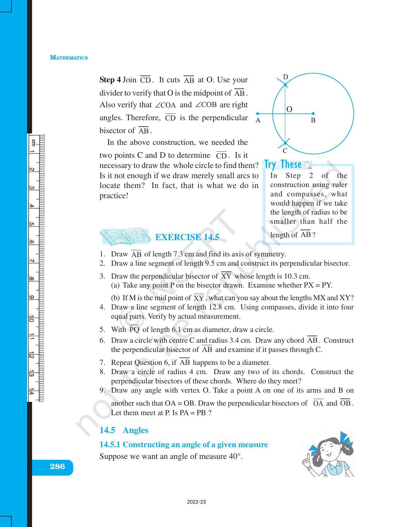 NCERT Book for Class 6 Maths: Chapter 14-Practical Geometry - Page 13
