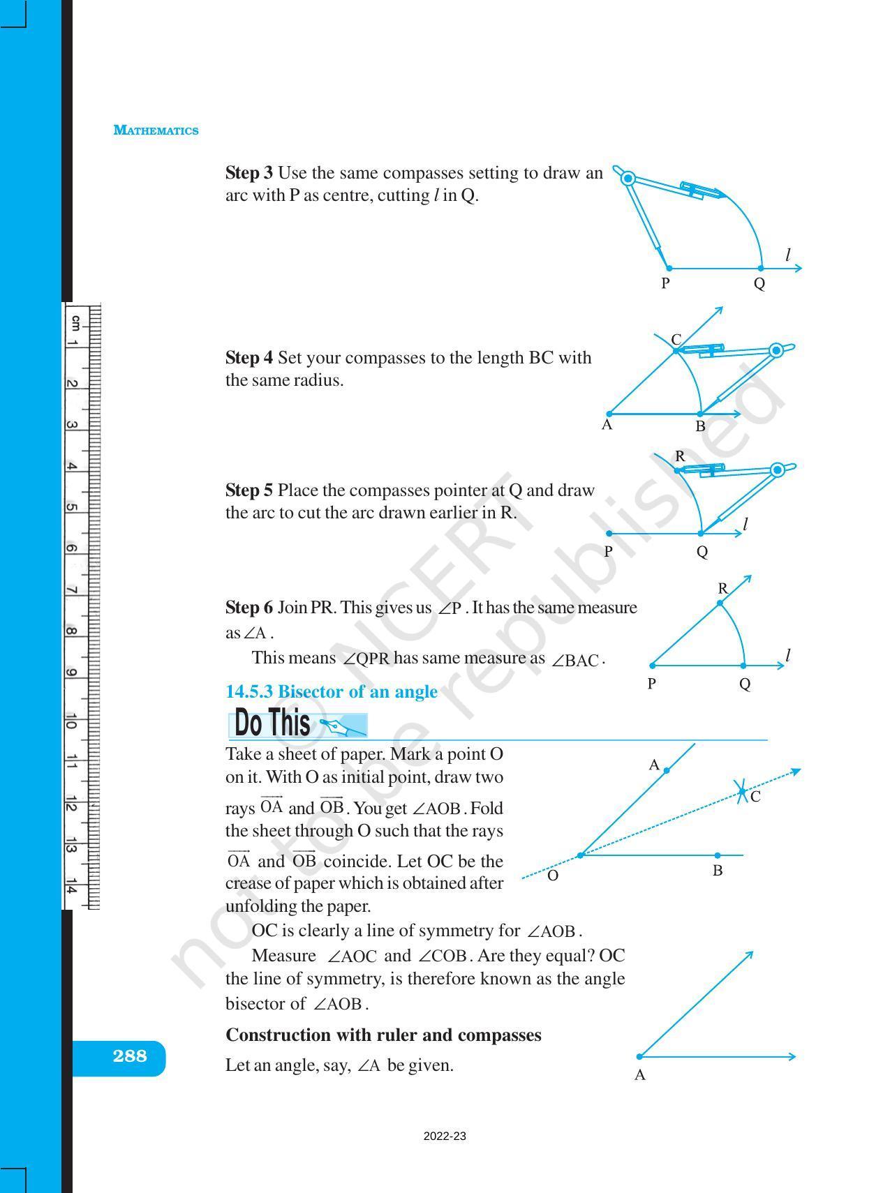 NCERT Book for Class 6 Maths: Chapter 14-Practical Geometry - Page 15