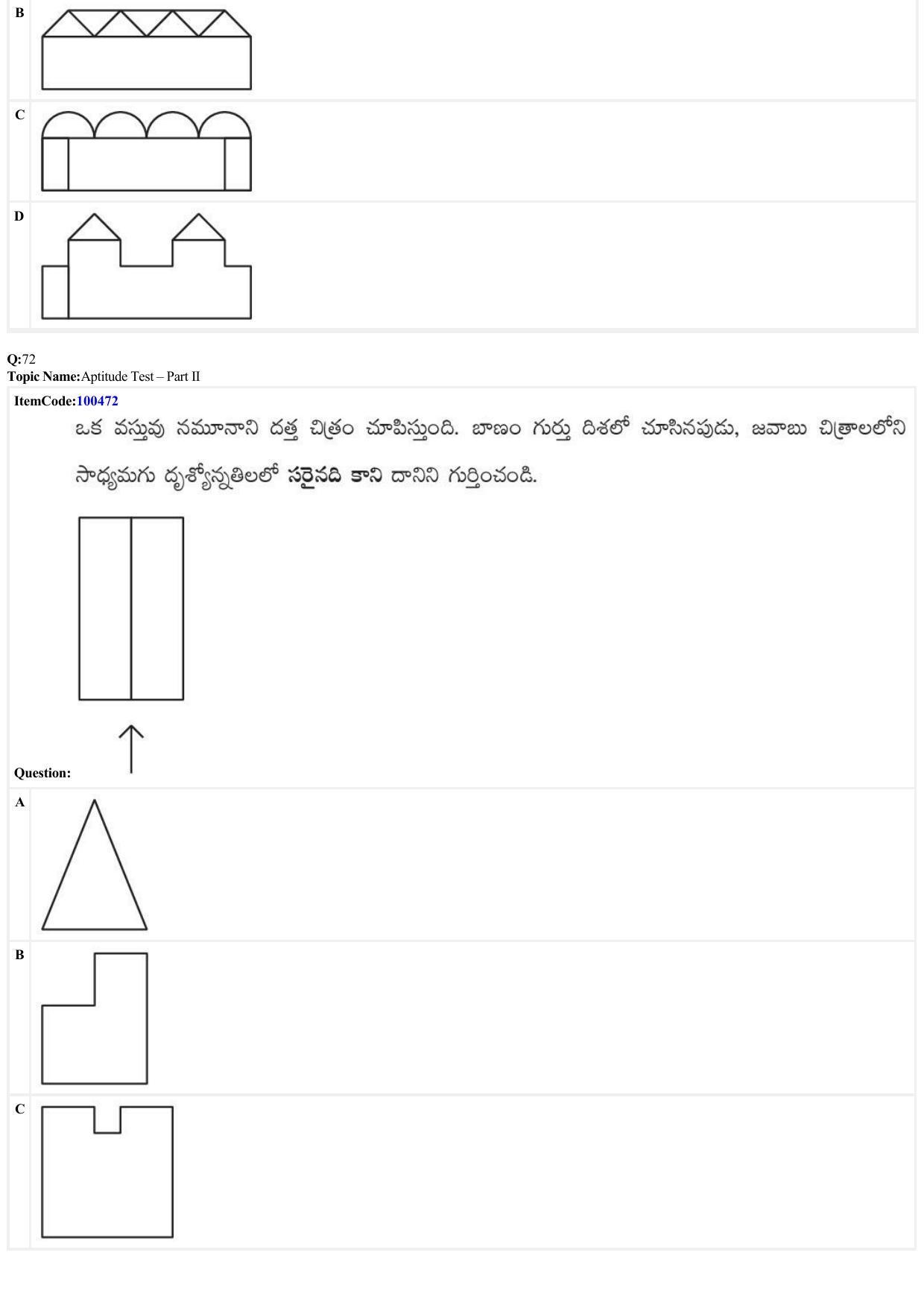 JEE Mains 2022: B Arch & B Planning Telugu (Shift 1) 23-06-2022 Question Paper - Page 30
