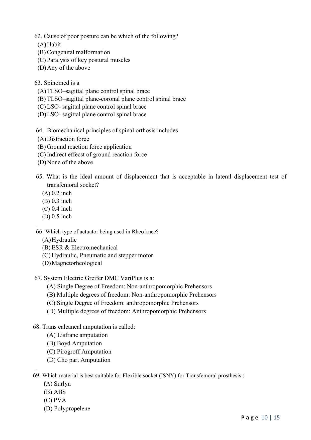 WB JEMAS (PG) MPO 2024 Question Paper - Page 12