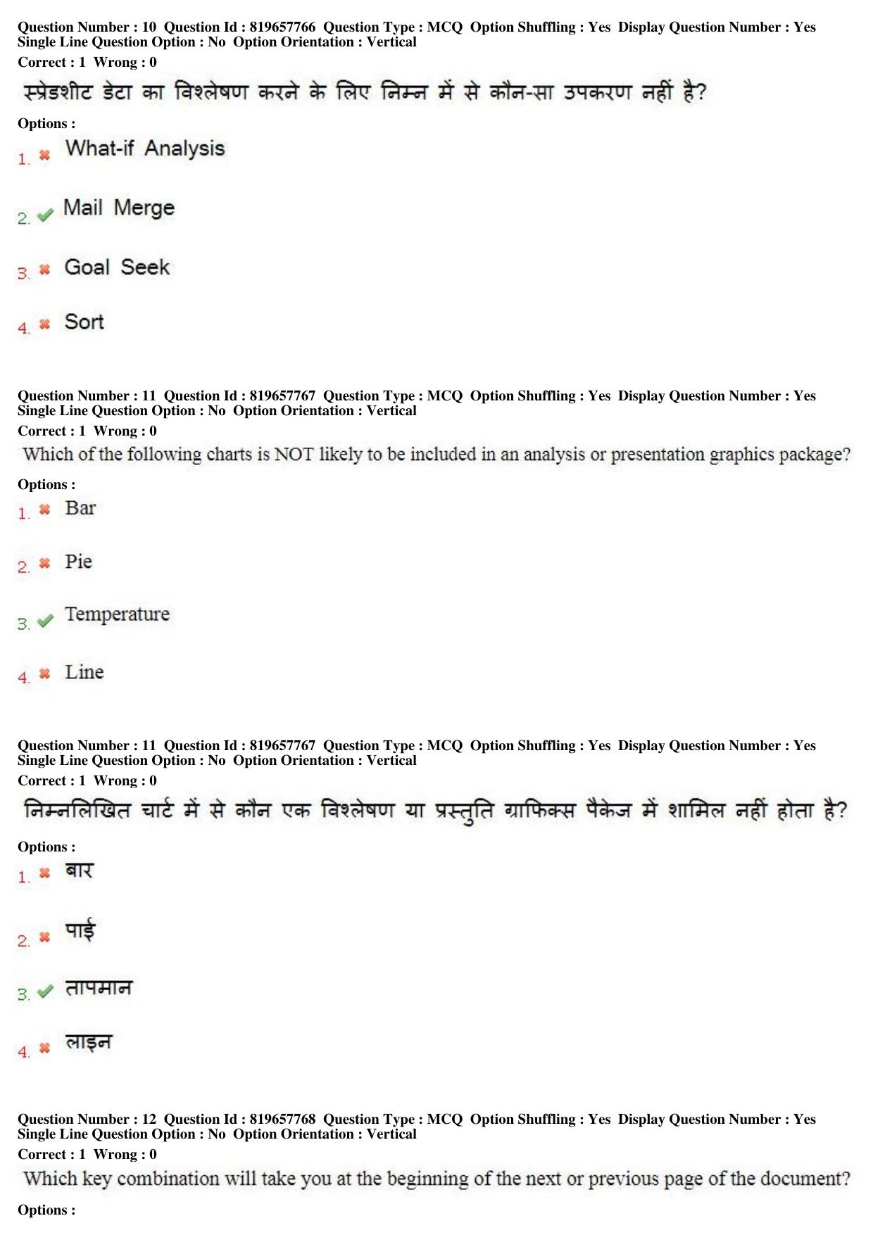MP CPCT 18th June 2018 English PWD Question Paper Shift 2 - Page 8