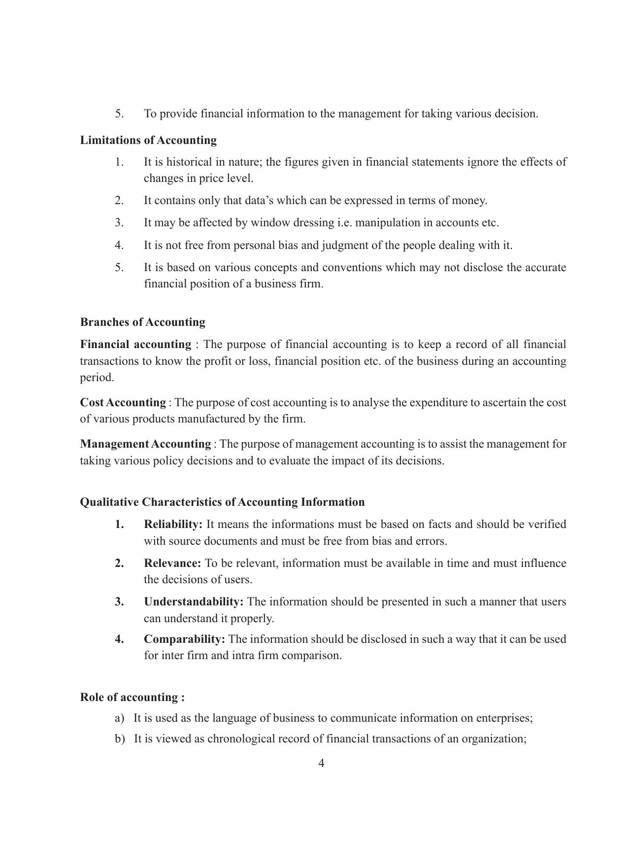 Tripura Board Class 11 Accountency Part-I & II English Version Workbooks - Page 8