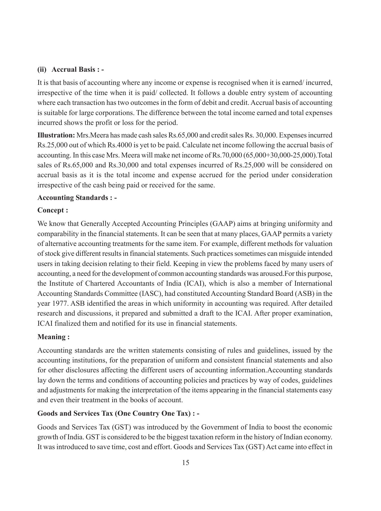 Tripura Board Class 11 Accountency Part-I & II English Version Workbooks - Page 19