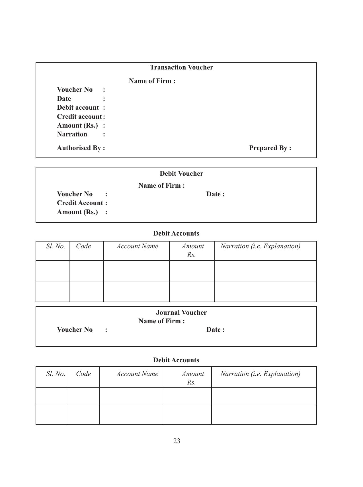 Tripura Board Class 11 Accountency Part-I & II English Version Workbooks - Page 27