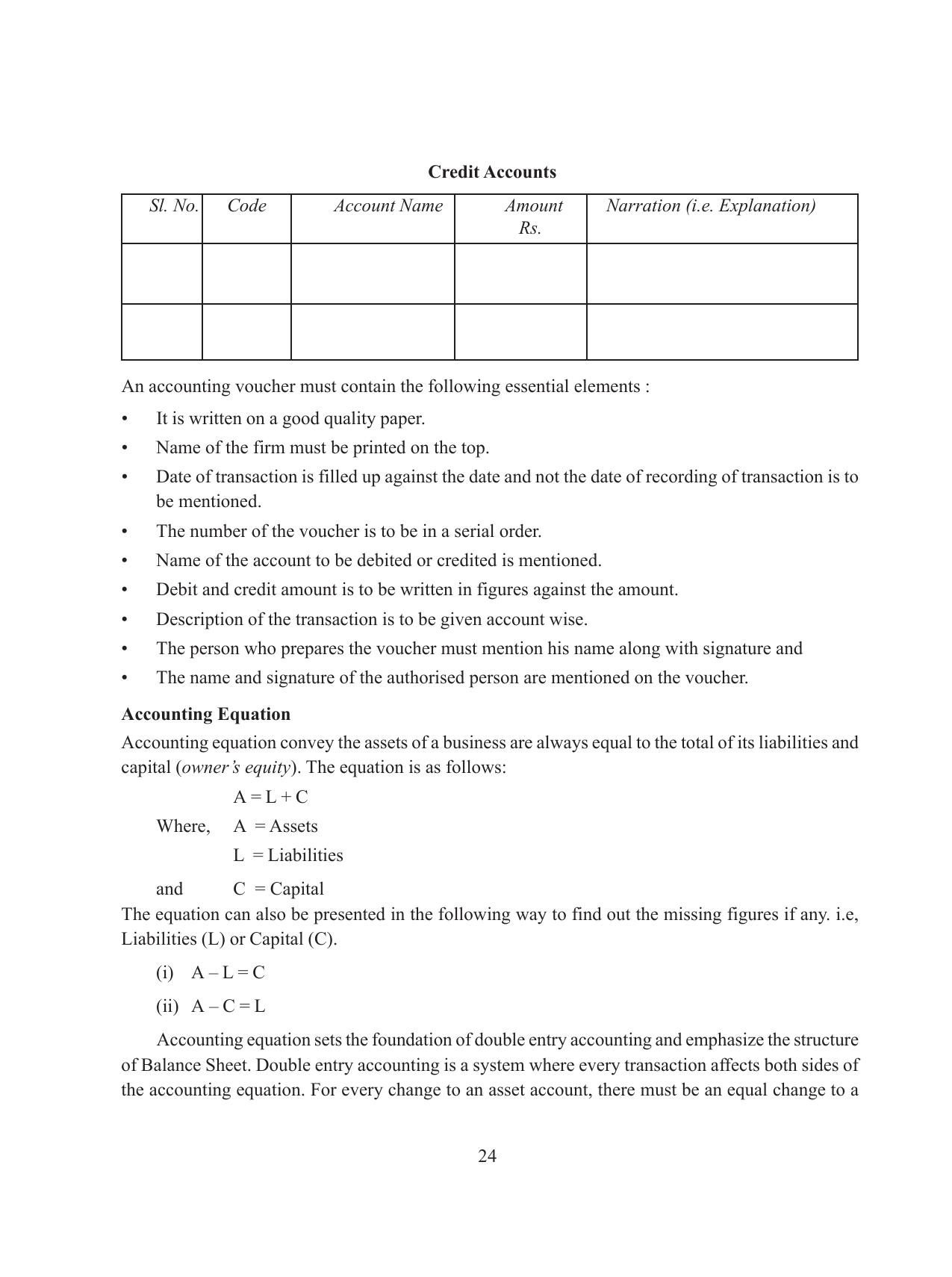 Tripura Board Class 11 Accountency Part-I & II English Version Workbooks - Page 28
