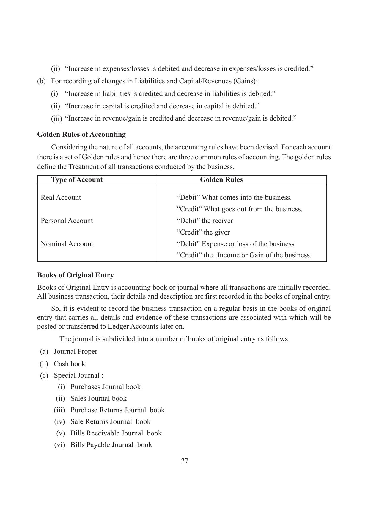 Tripura Board Class 11 Accountency Part-I & II English Version Workbooks - Page 31