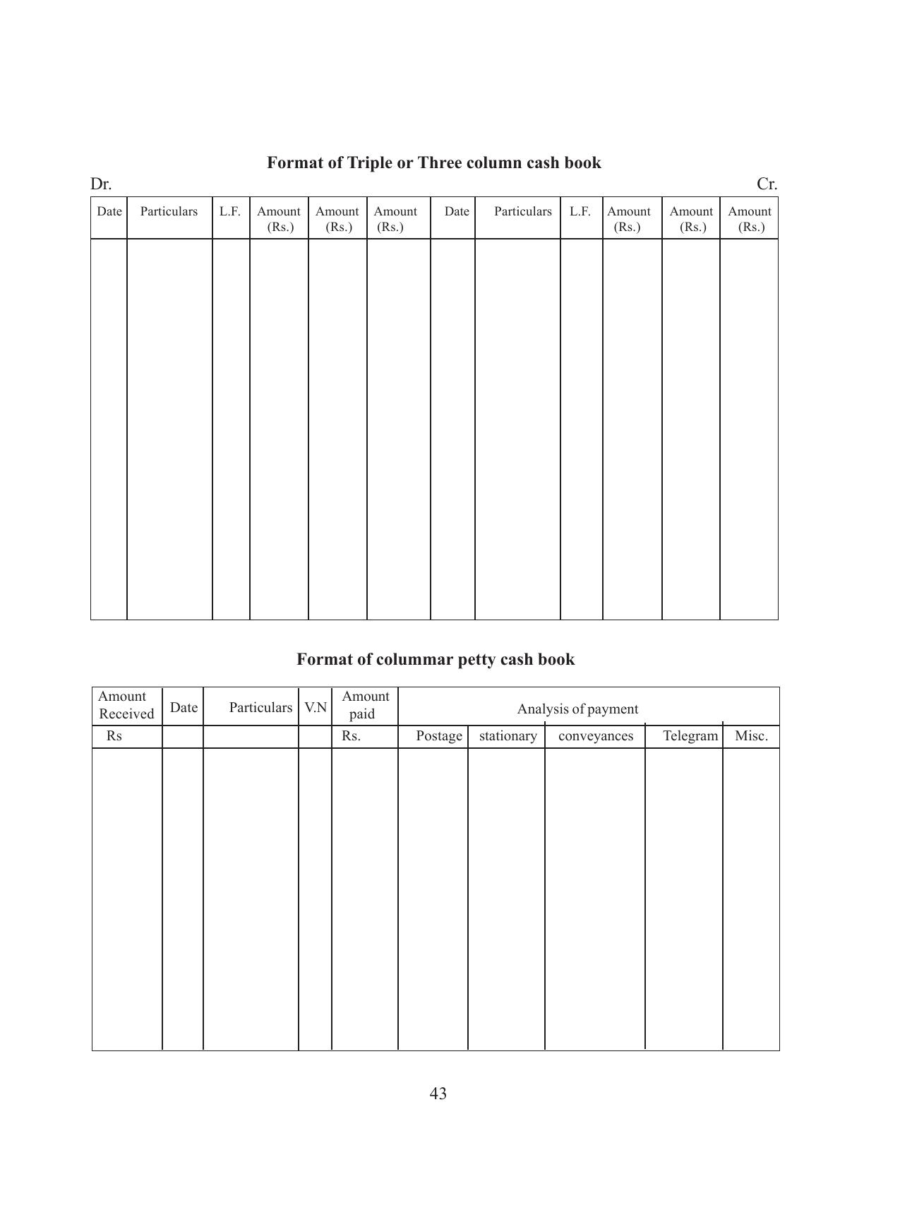 Tripura Board Class 11 Accountency Part-I & II English Version Workbooks - Page 47