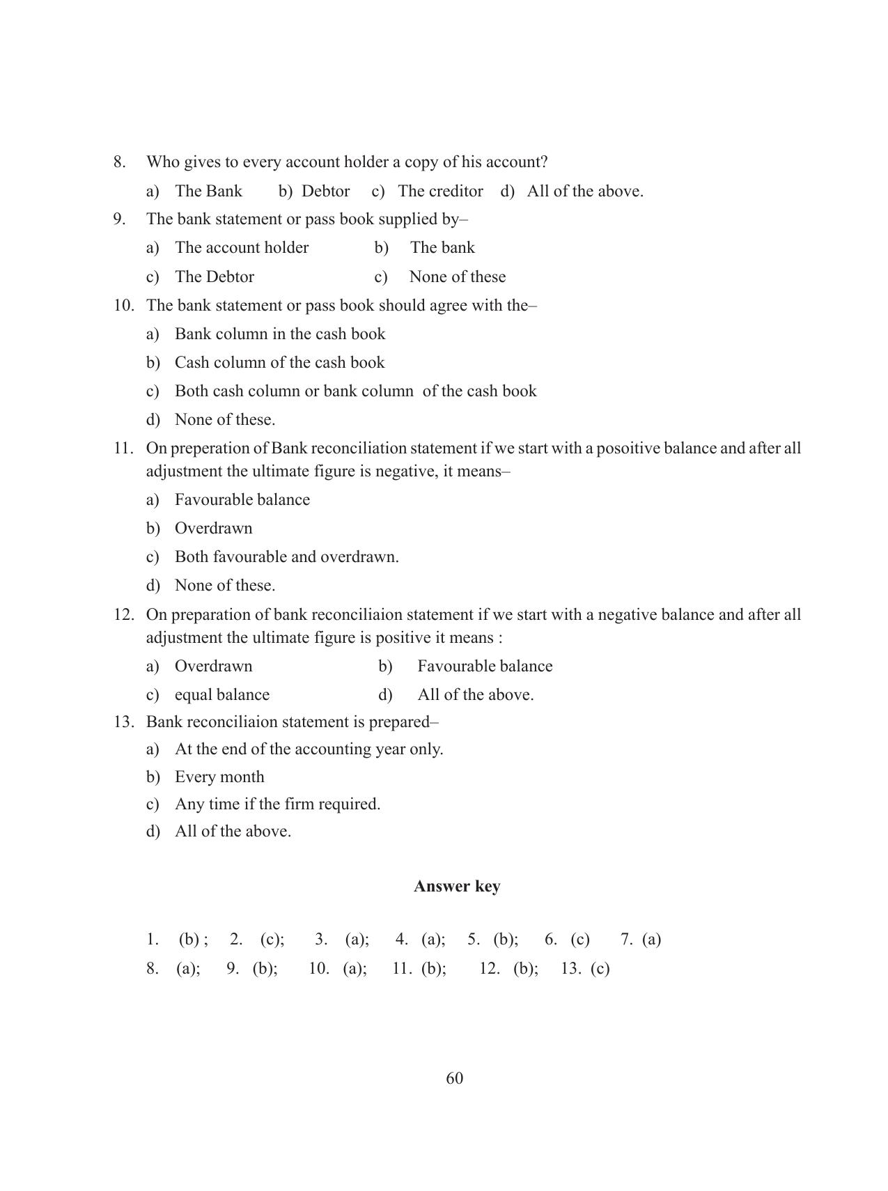 Tripura Board Class 11 Accountency Part-I & II English Version Workbooks - Page 64