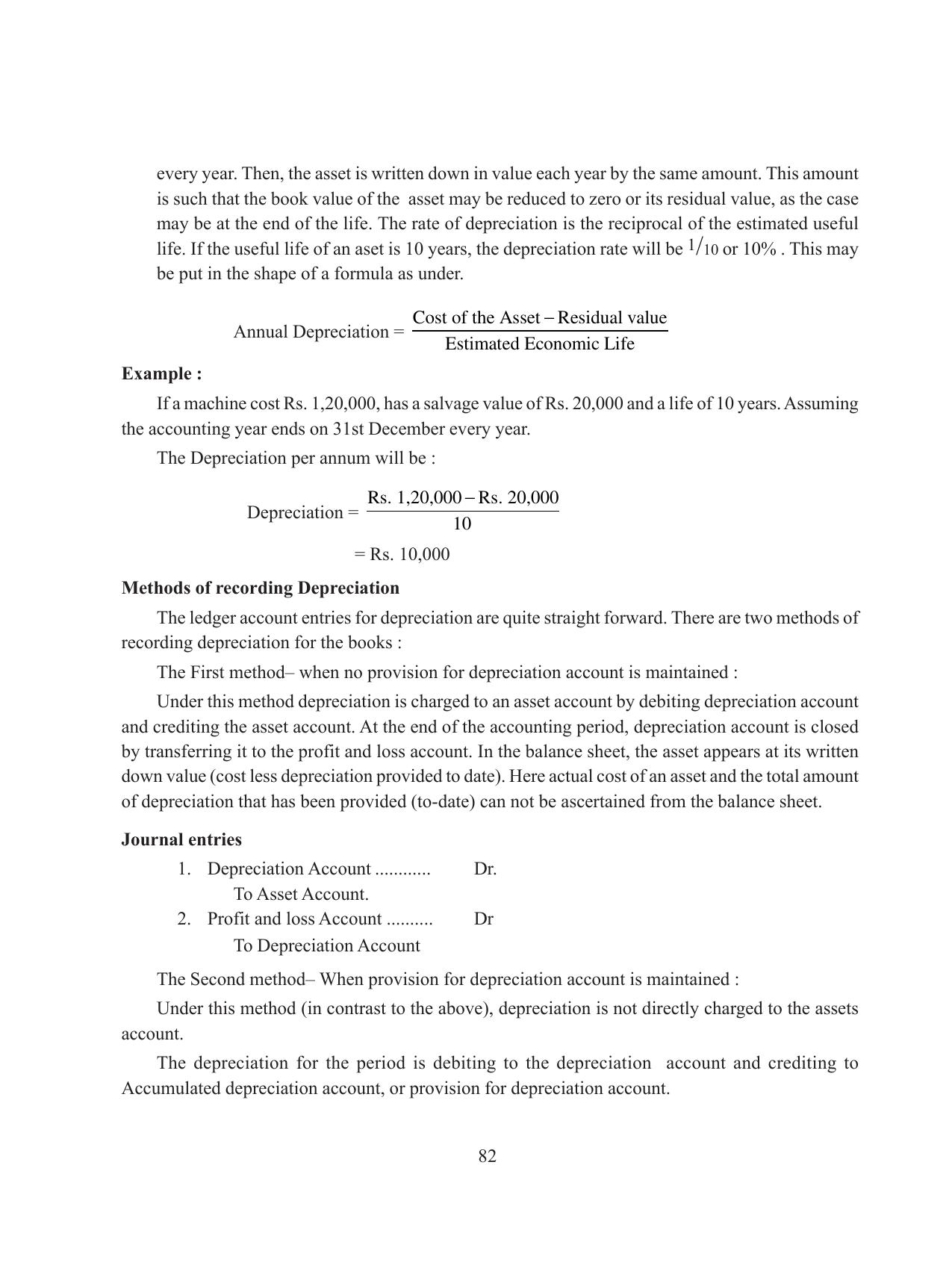 Tripura Board Class 11 Accountency Part-I & II English Version Workbooks - Page 86