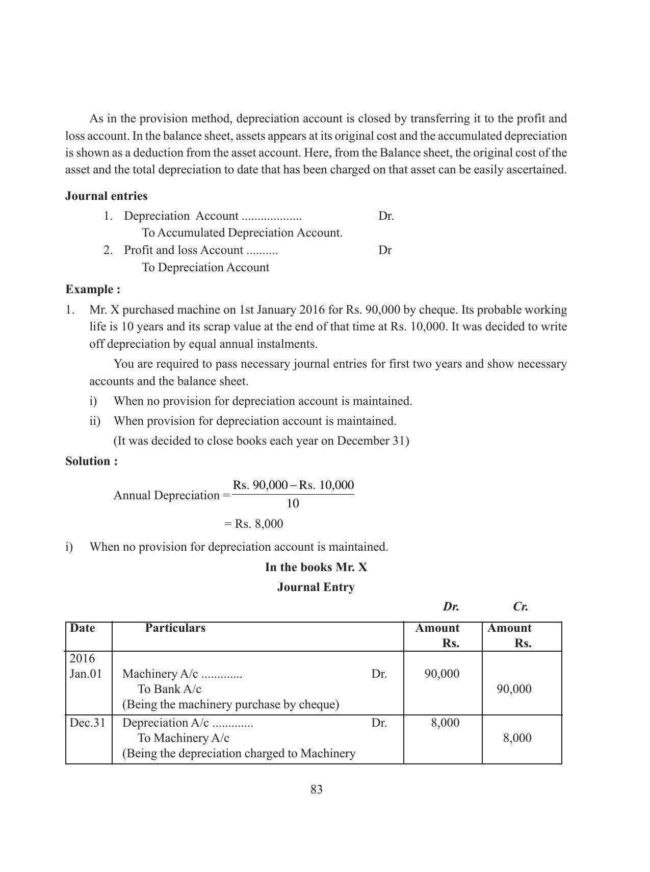 Tripura Board Class 11 Accountency Part-I & II English Version Workbooks - Page 87