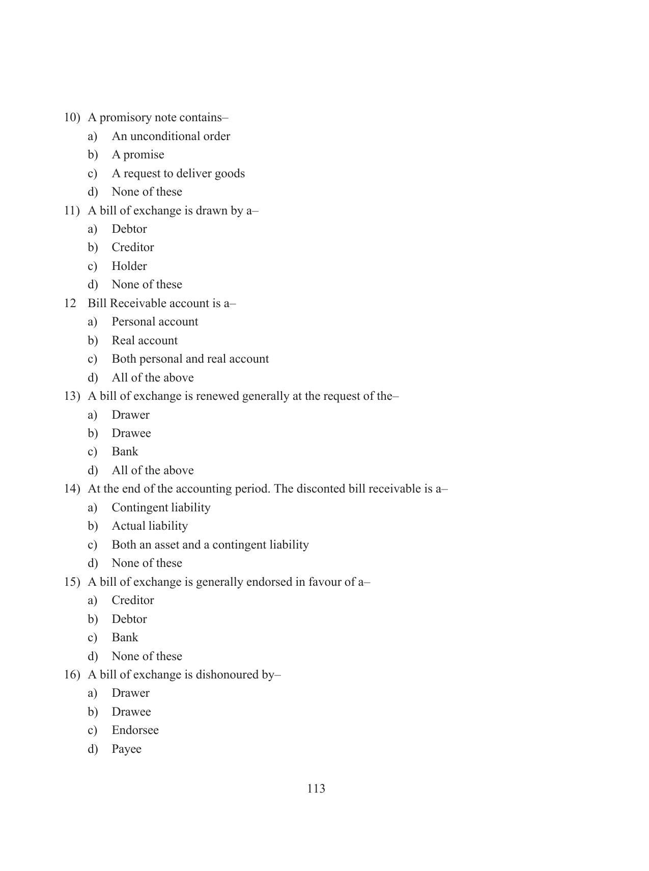 Tripura Board Class 11 Accountency Part-I & II English Version Workbooks - Page 117