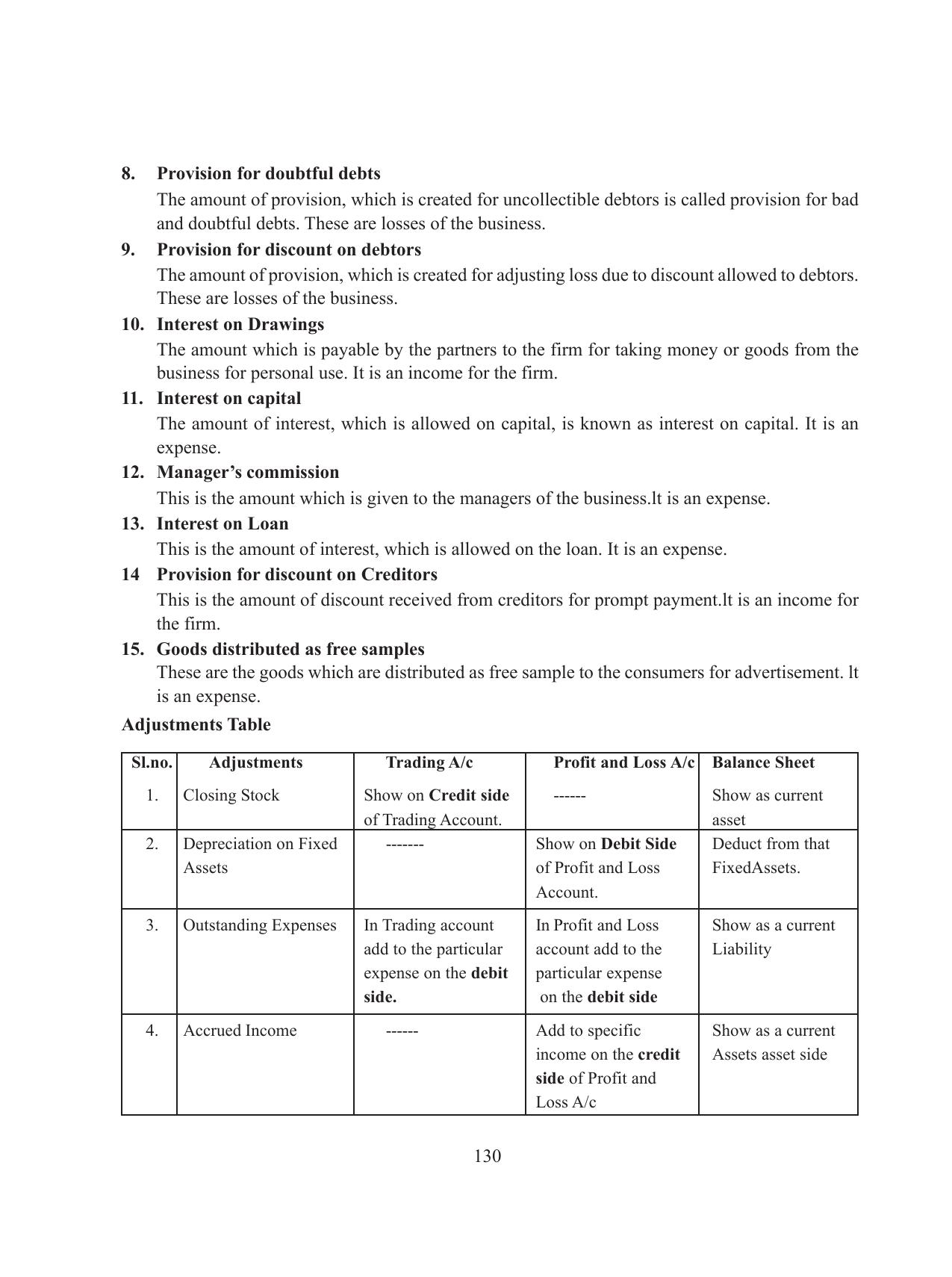 Tripura Board Class 11 Accountency Part-I & II English Version Workbooks - Page 134