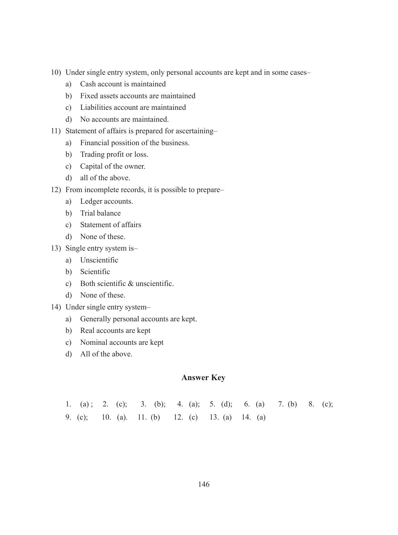 Tripura Board Class 11 Accountency Part-I & II English Version Workbooks - Page 150