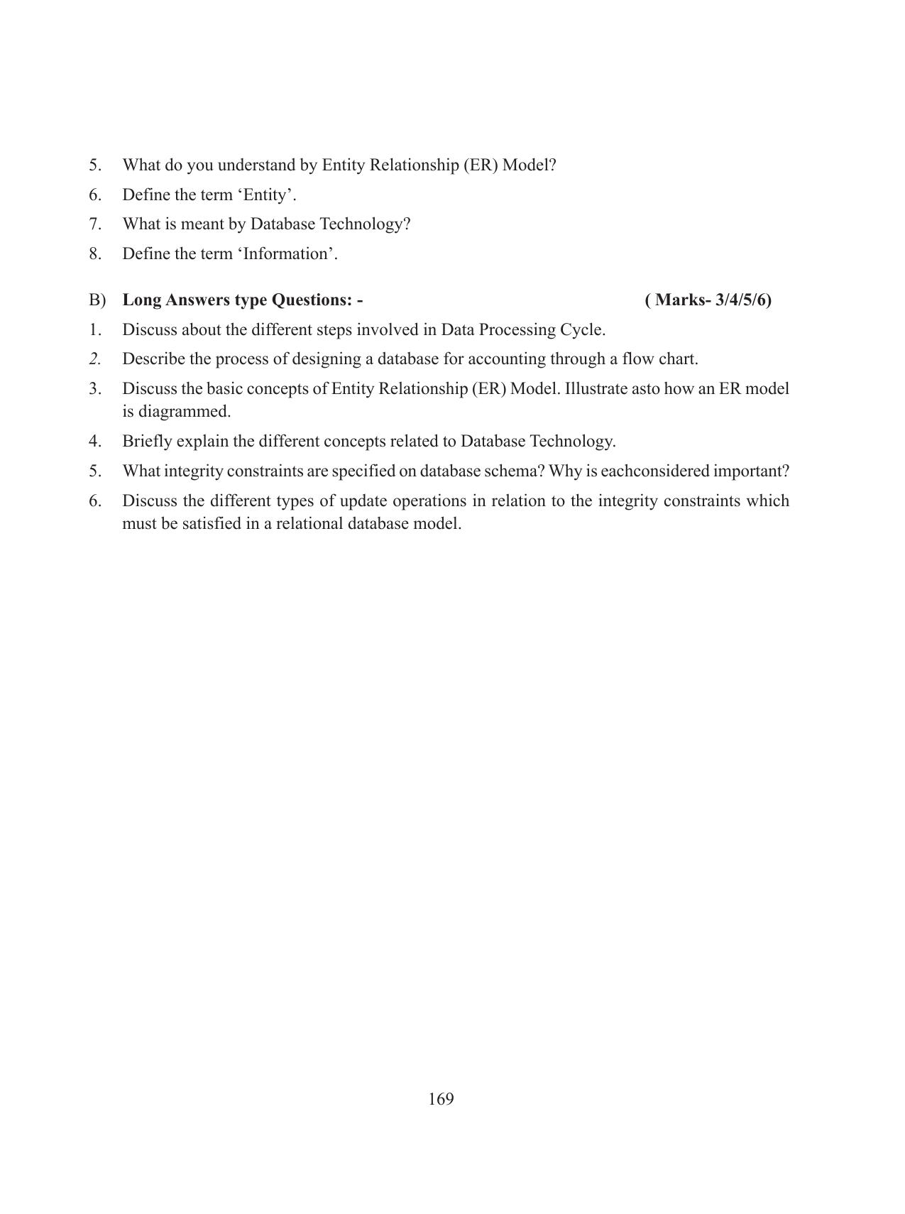 Tripura Board Class 11 Accountency Part-I & II English Version Workbooks - Page 173