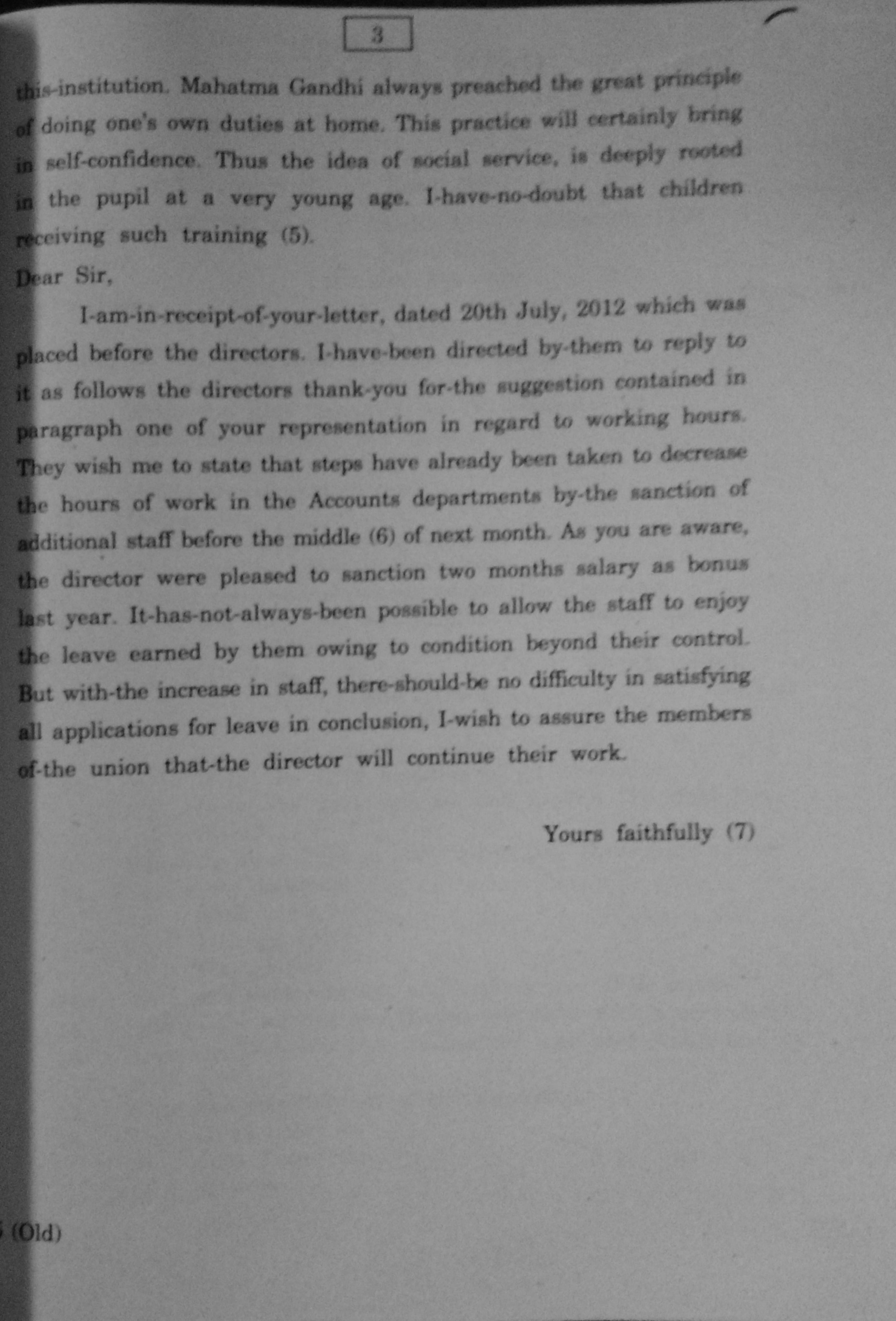 AP Inter 2nd Year Vocational Question Paper March - 2020 - Shorthand-II(old) - Page 3