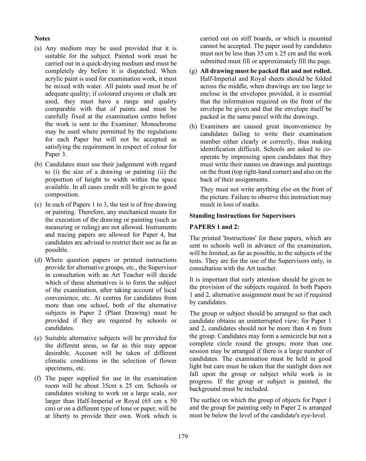 ICSE Arts Syllabus - Page 2