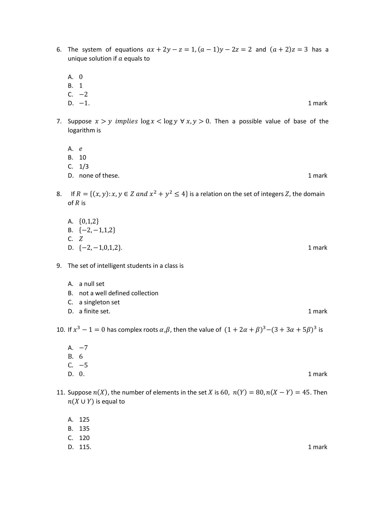 ACET June 2018 Question Papers - Page 2