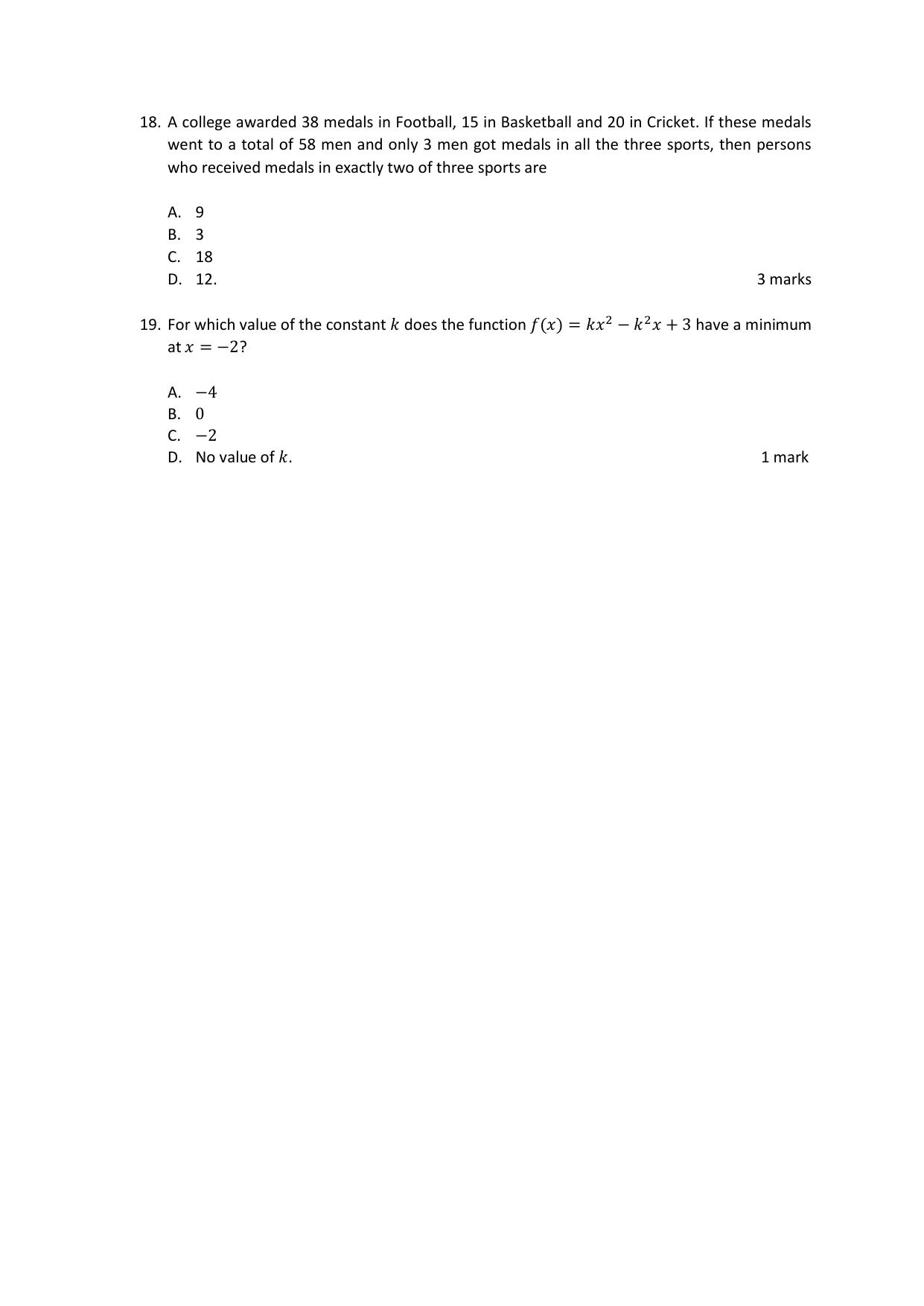 ACET June 2018 Question Papers - Page 4