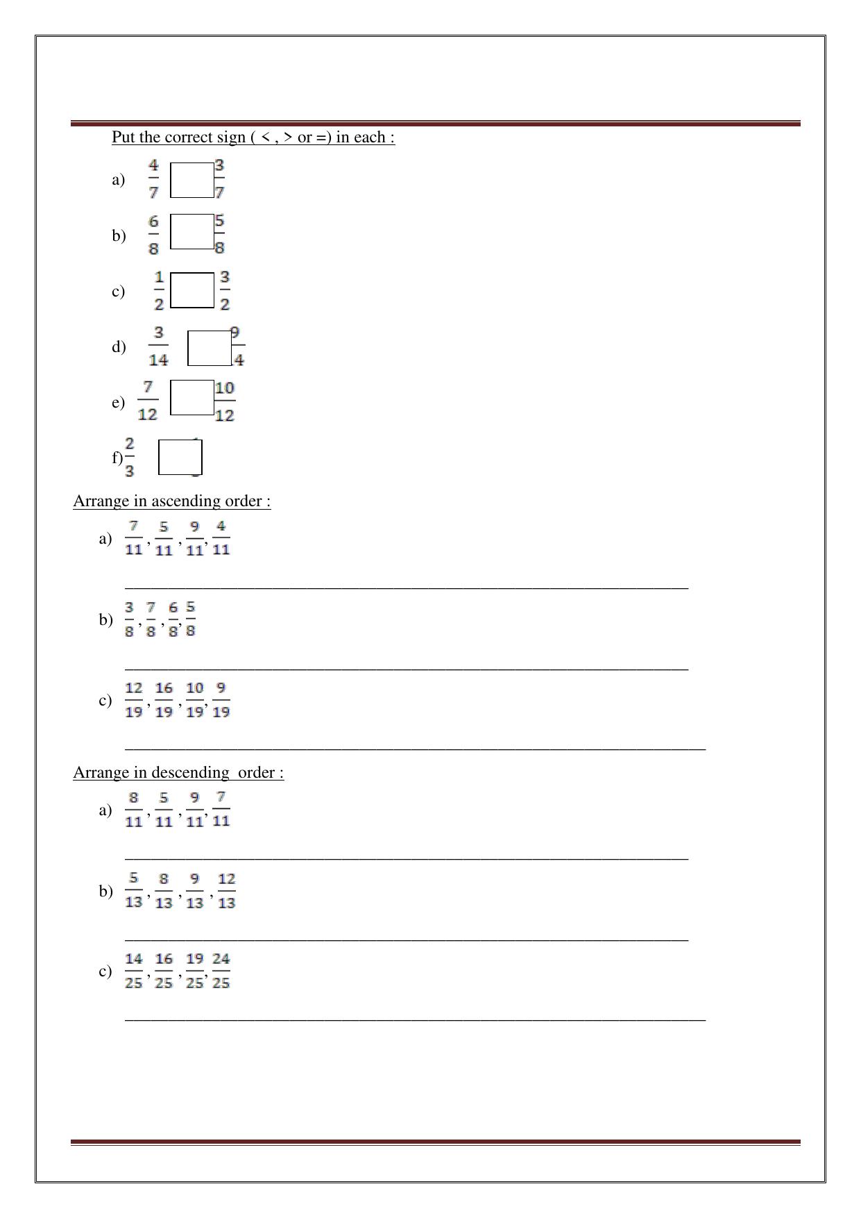 Worksheet for Class 4 Maths Assignment 13 - Page 38