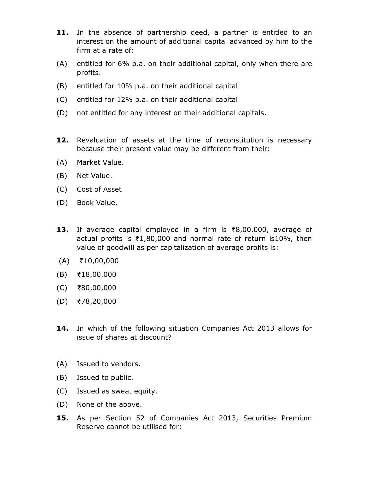 CBSE Class 12th Accountancy Sample Paper 2021-22 - Page 5
