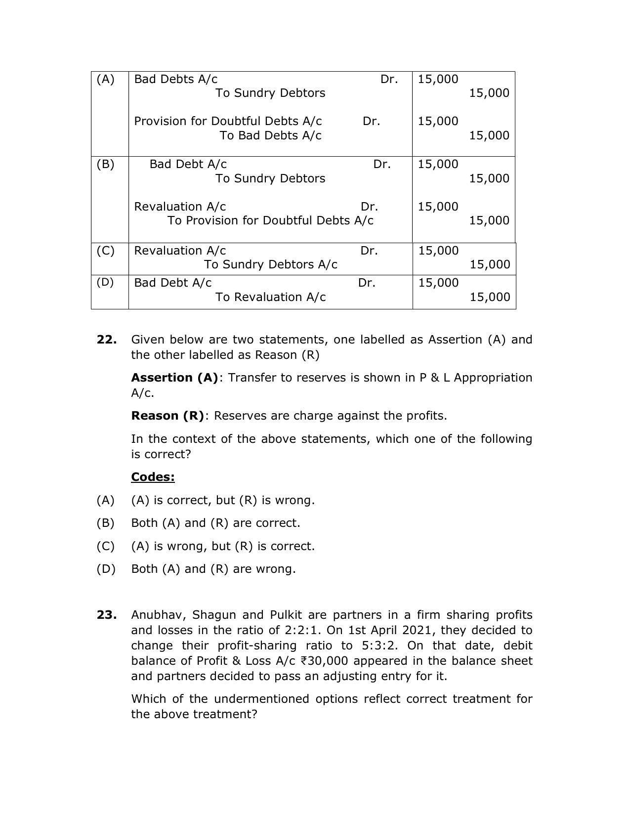 CBSE Class 12th Accountancy Sample Paper 2021-22 - Page 8