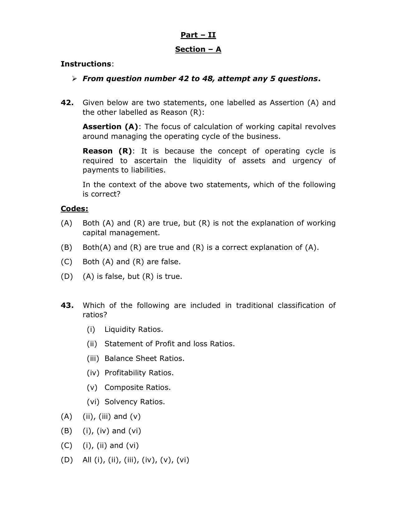 CBSE Class 12th Accountancy Sample Paper 2021-22 - Page 16