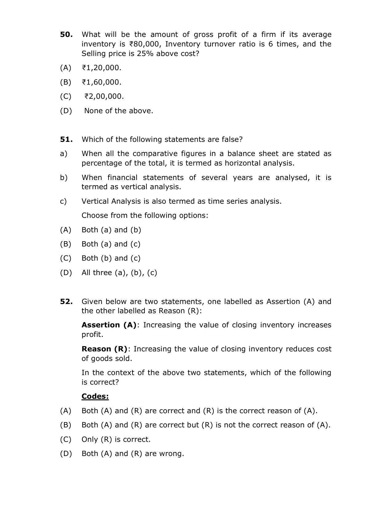 CBSE Class 12th Accountancy Sample Paper 2021-22 - Page 19