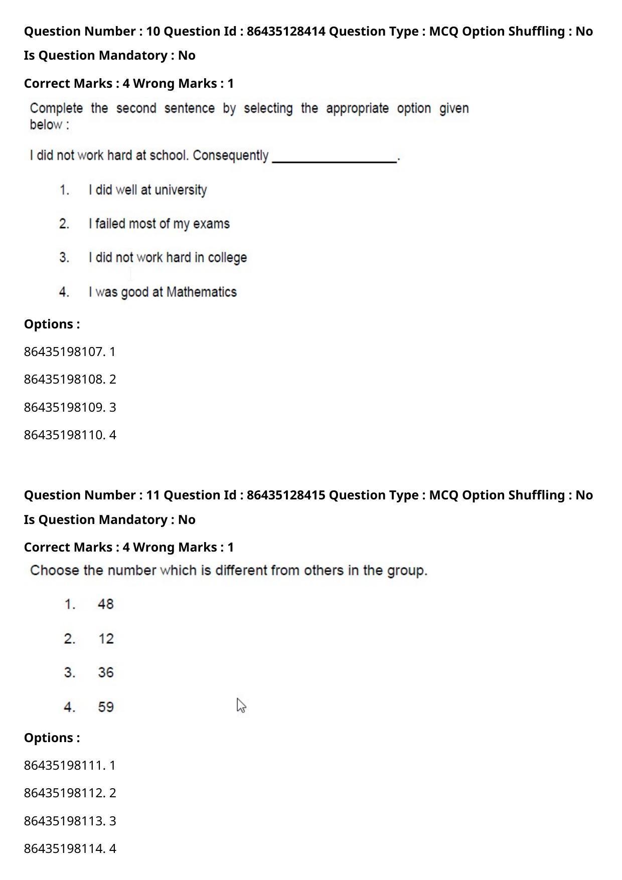 CUET PG 2021 PGQP39 Question Paper - Page 7