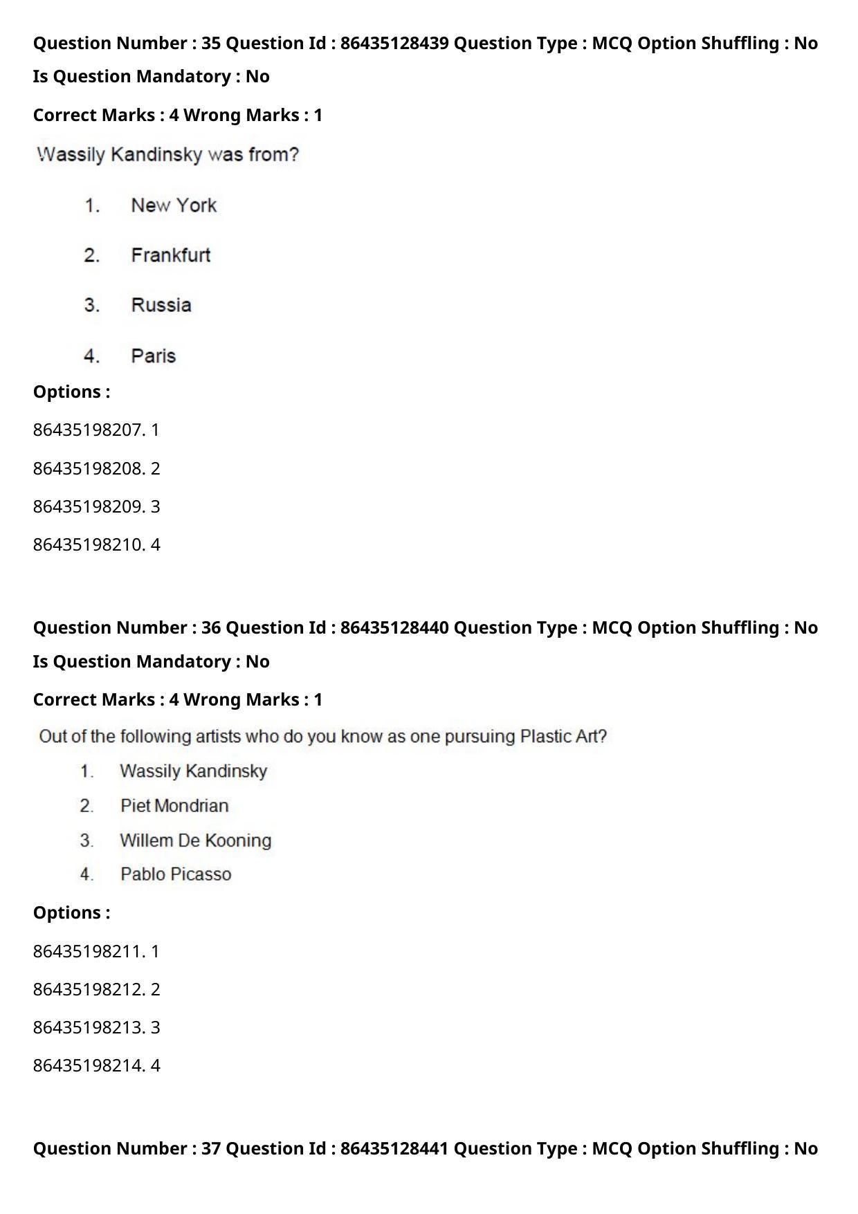 CUET PG 2021 PGQP39 Question Paper - Page 20