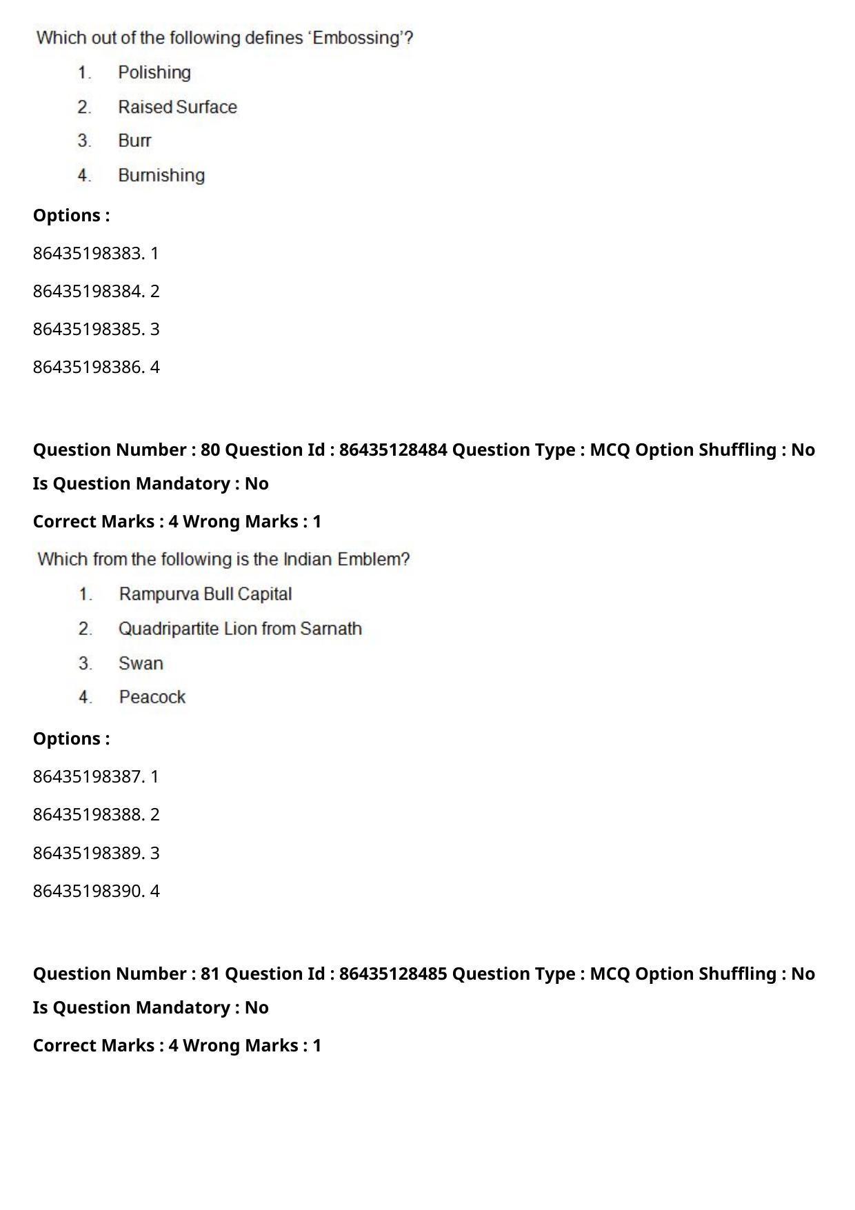 CUET PG 2021 PGQP39 Question Paper - Page 42