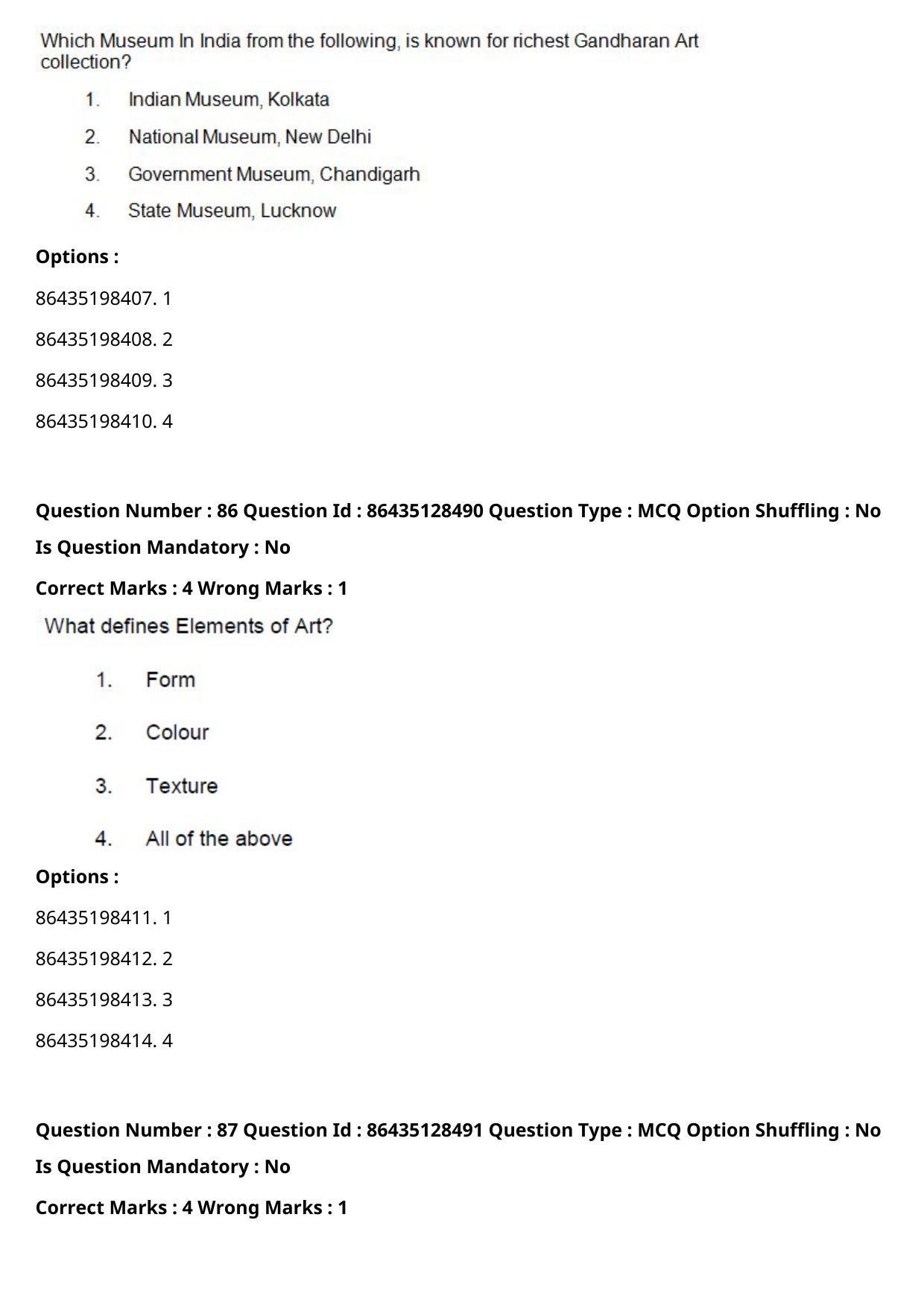 CUET PG 2021 PGQP39 Question Paper - Page 45