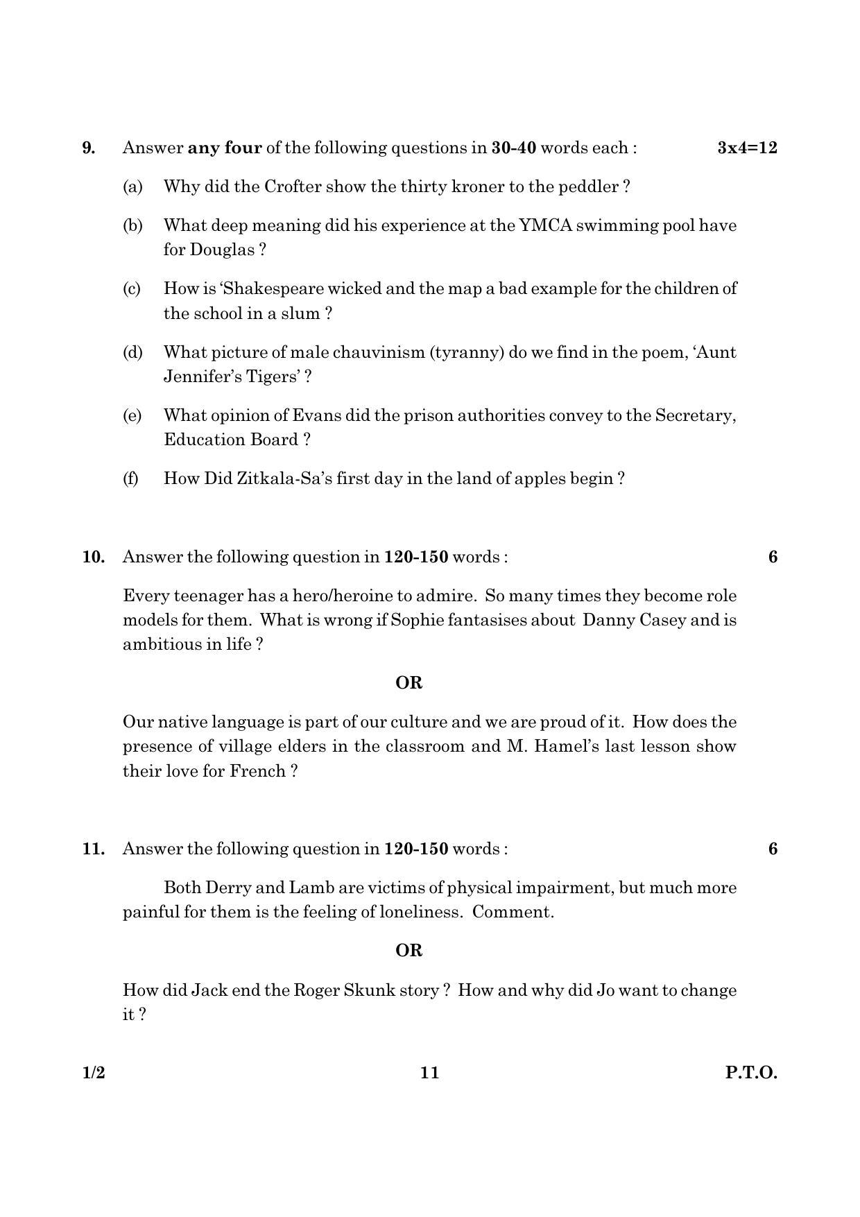 CBSE Class 12 001 Set 2 English Core 2016 Question Paper - Page 11
