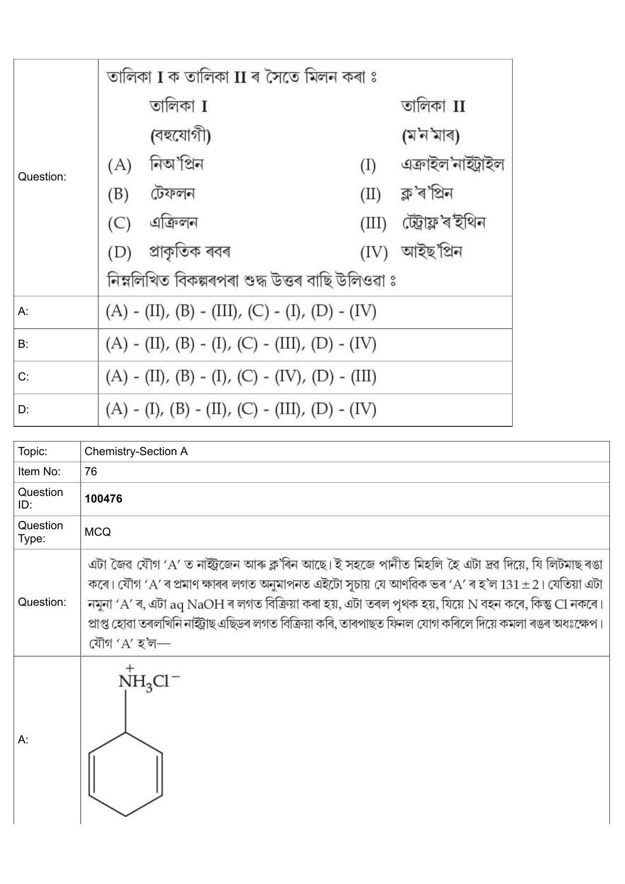 JEE Mains 2022: BTech Assamese (Shift 2) 27-07-2022 Question Paper - Page 37