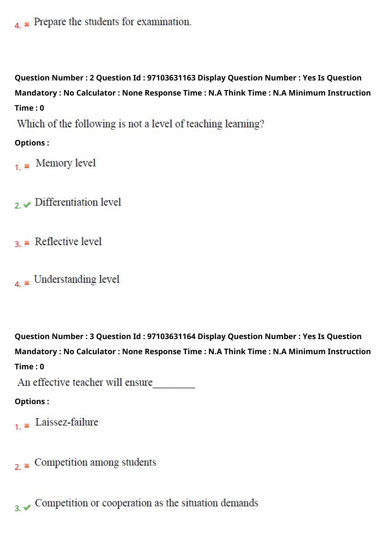 AP RCET 2024 Statistics Question Paper - Page 3