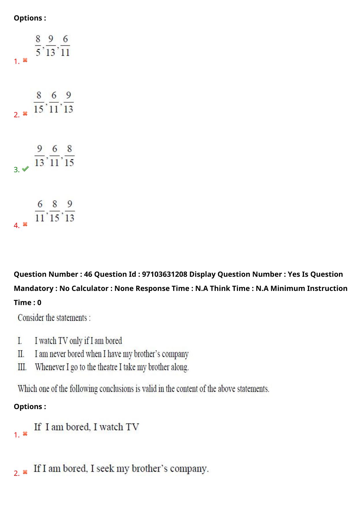 AP RCET 2024 Statistics Question Paper - Page 28
